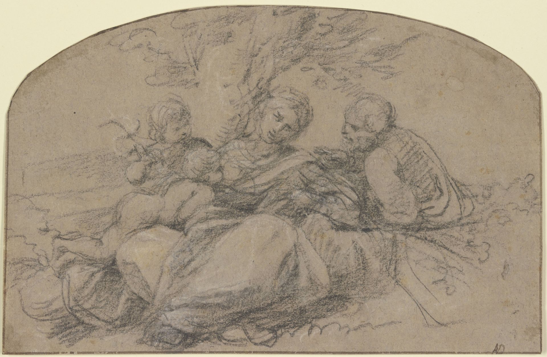 Die Heilige Familie unter einem Baum by Anthony van Dyck