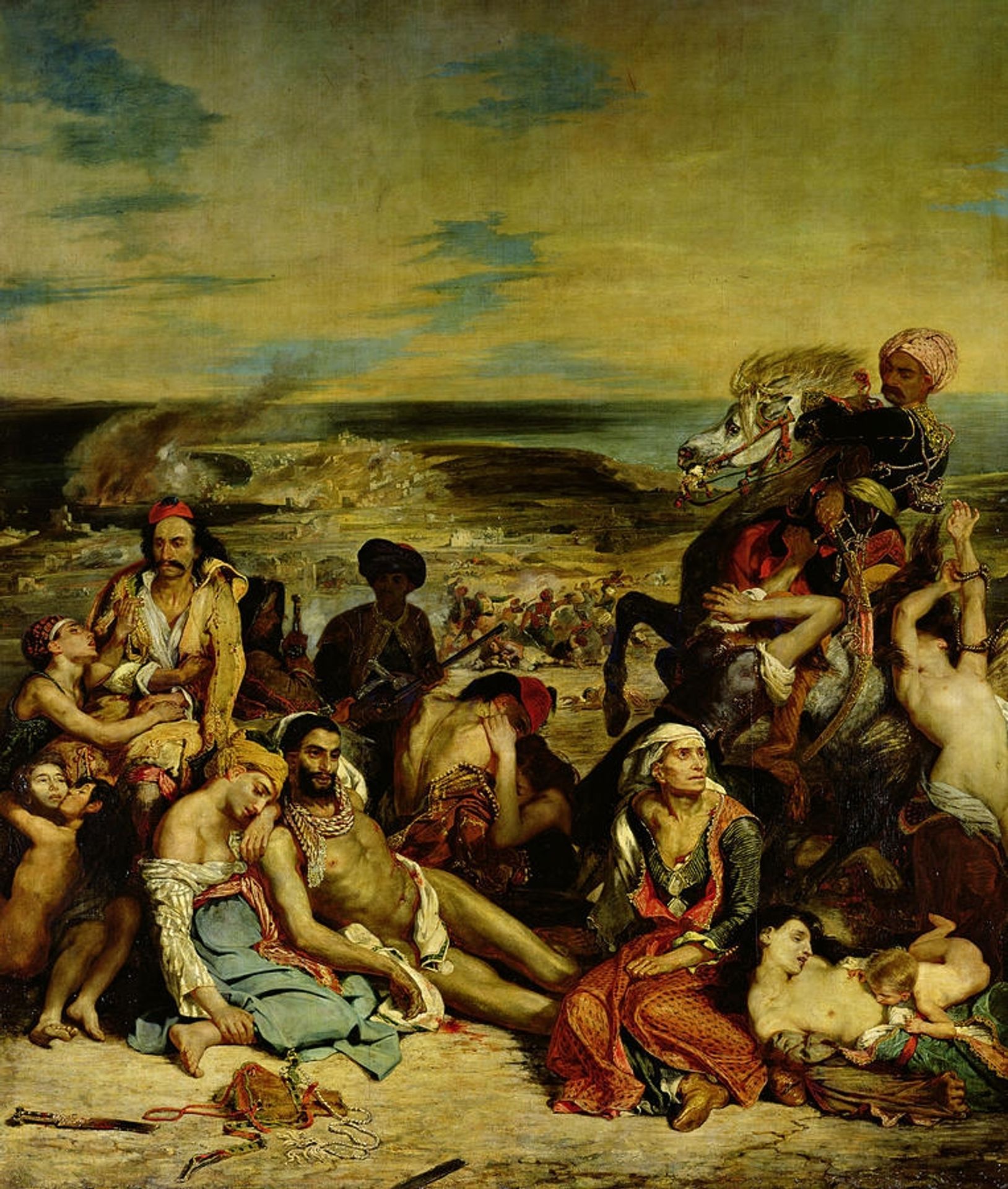 The Massacre at Chios by Eugène Delacroix