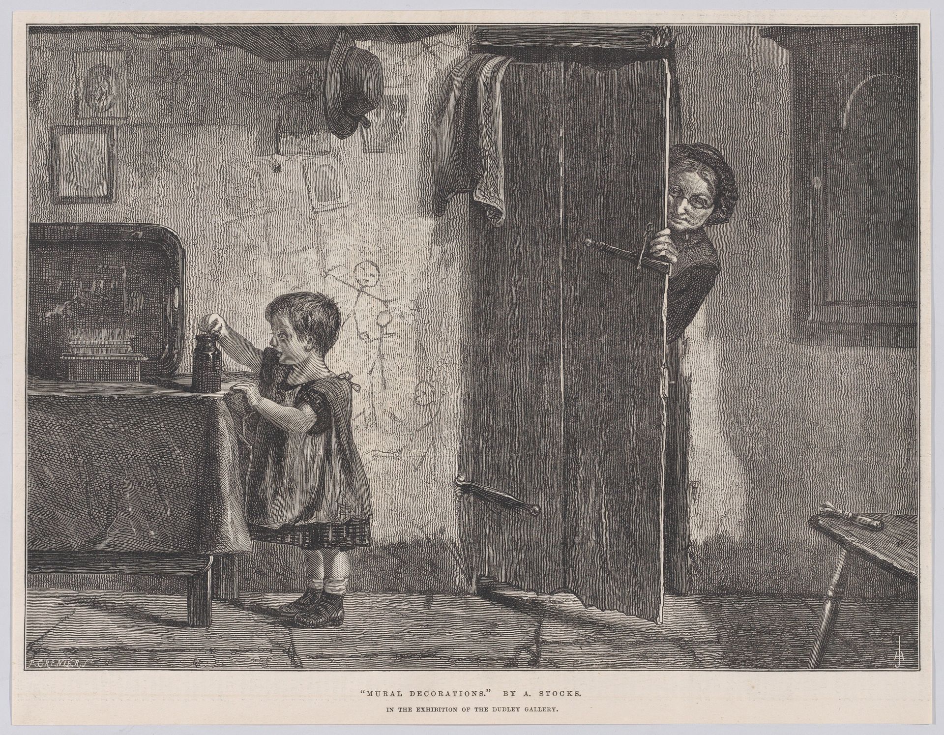 Mural Decorations, from "Illustrated London News" by Pierre Grenier