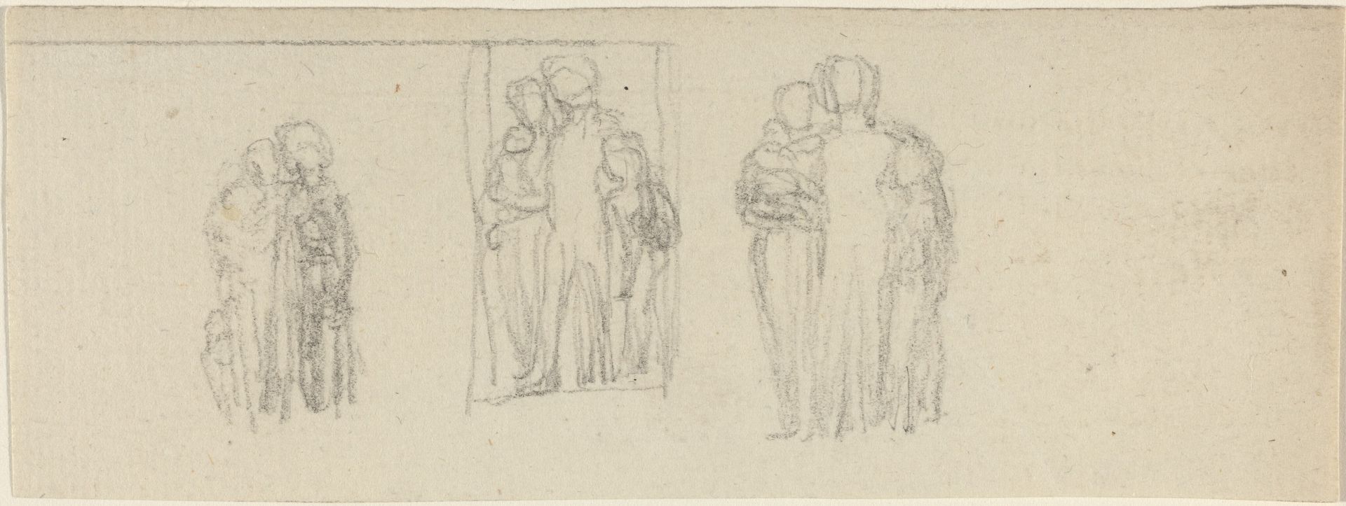 Three Groups of Figures (Parents and Children?) by John Flaxman