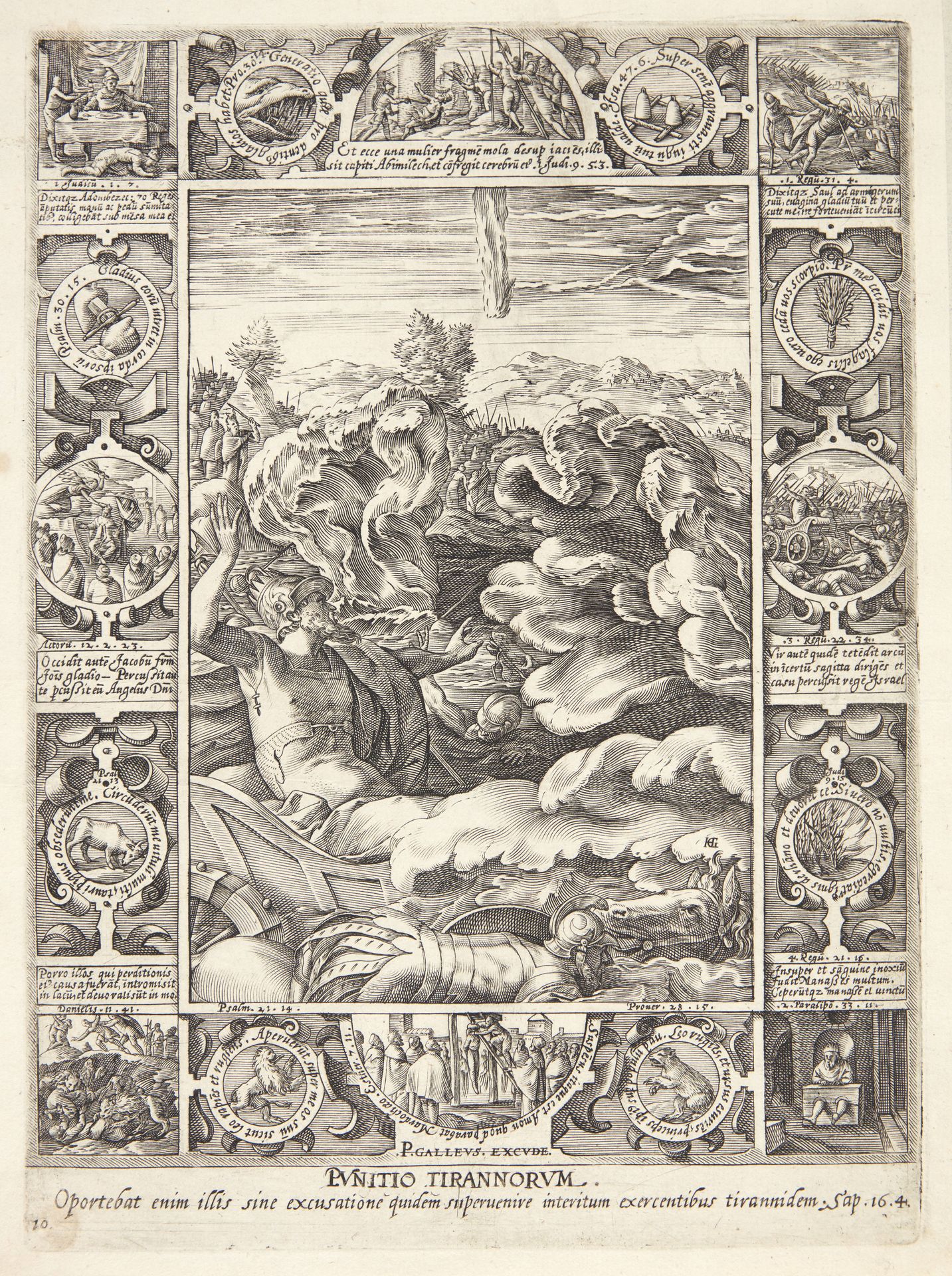 Straffen for tyranni by Hendrick Goltzius