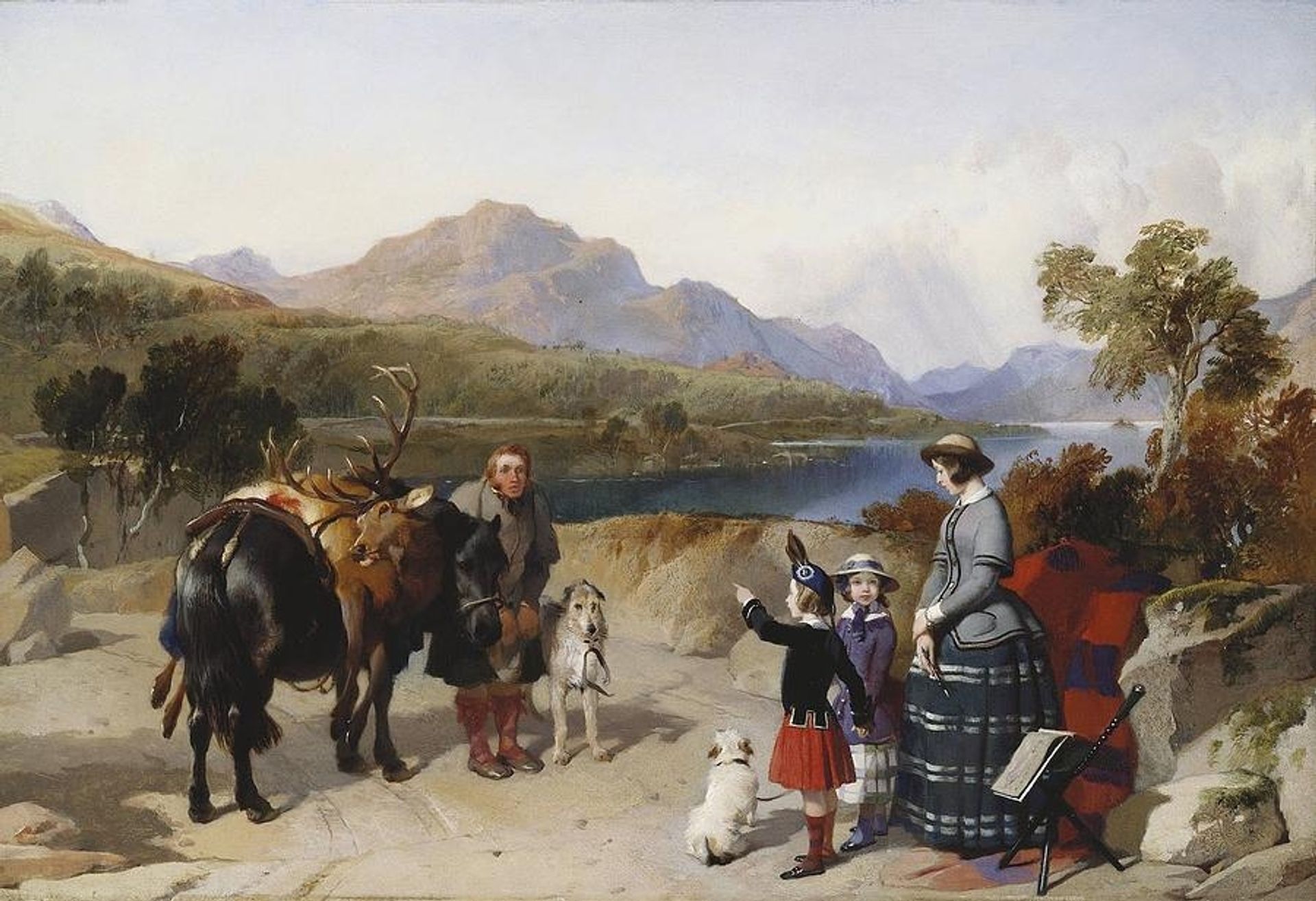 Queen Victoria at Loch Laggan by Edwin Henry Landseer