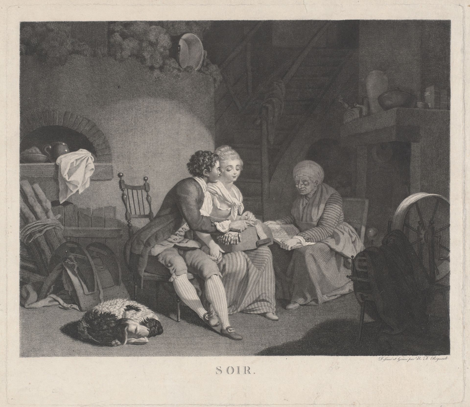 Soir (Evening) by Nicolas François Regnault