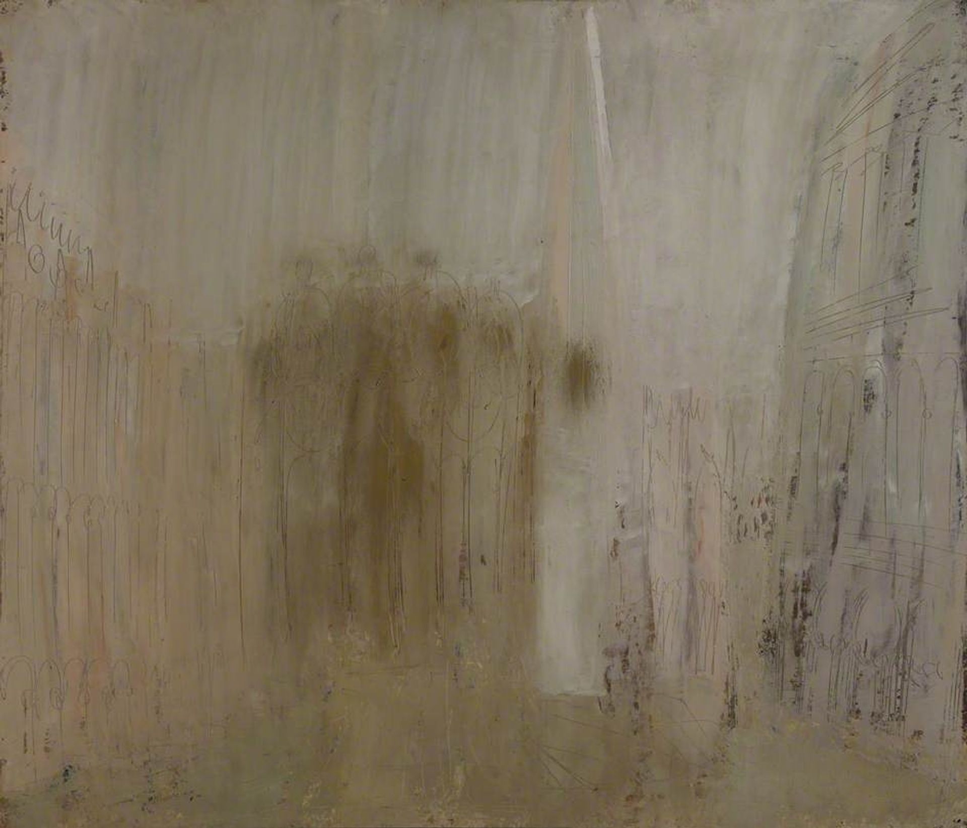 Piazza San Marco No.25 (White Piazza) by William Congdon