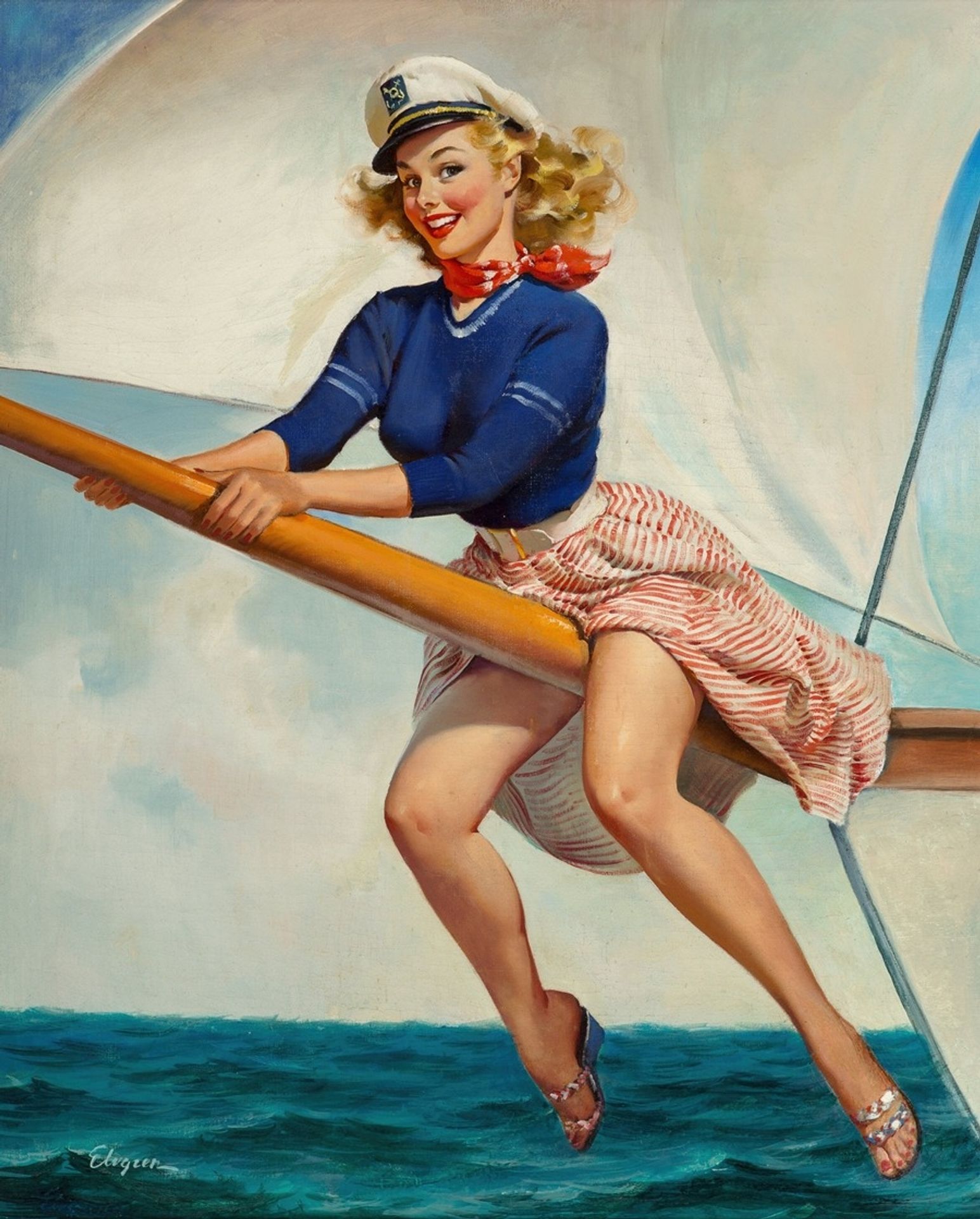 Bow Spirit by Gil Elvgren