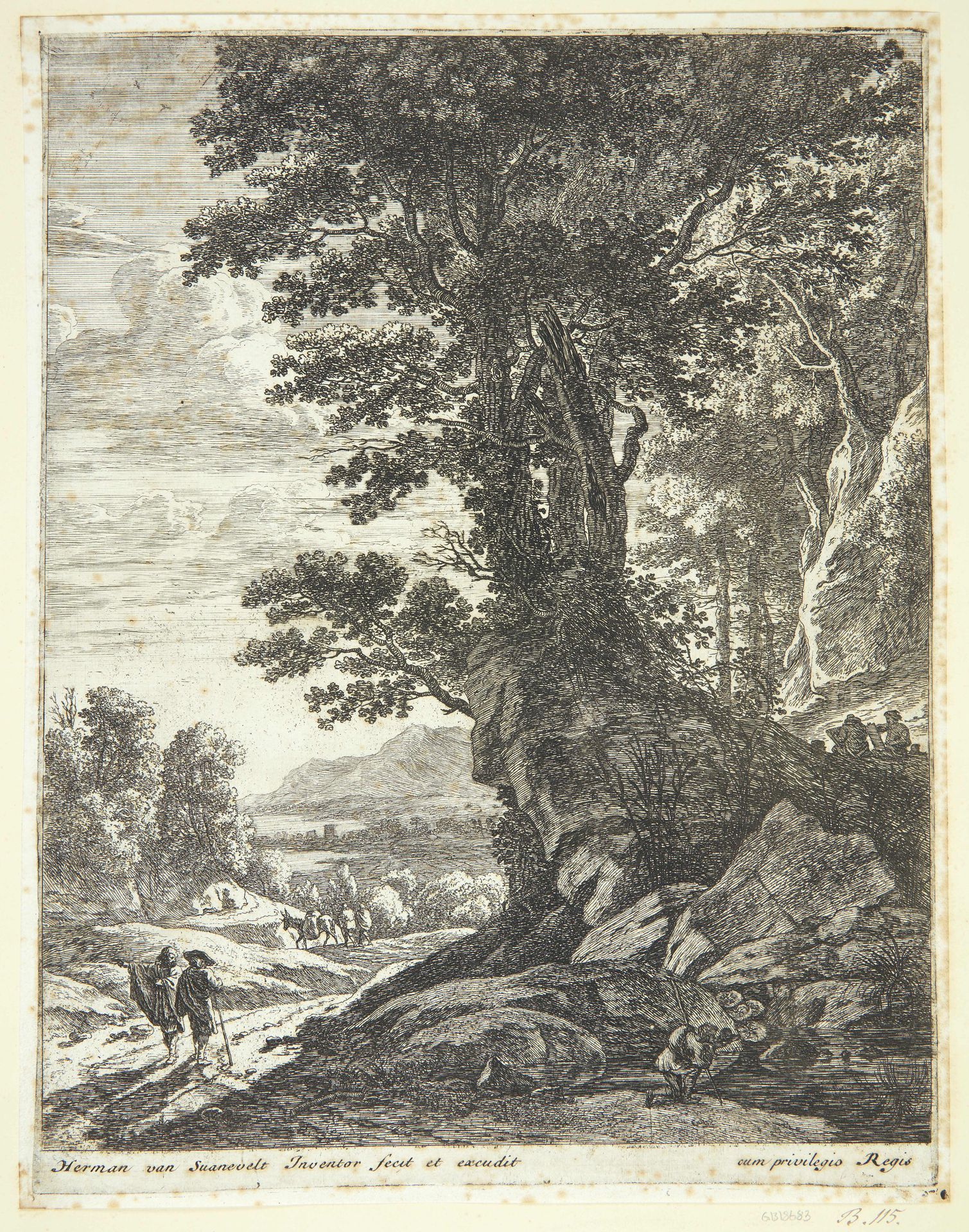 En gruppe af træer by Herman van Swanevelt