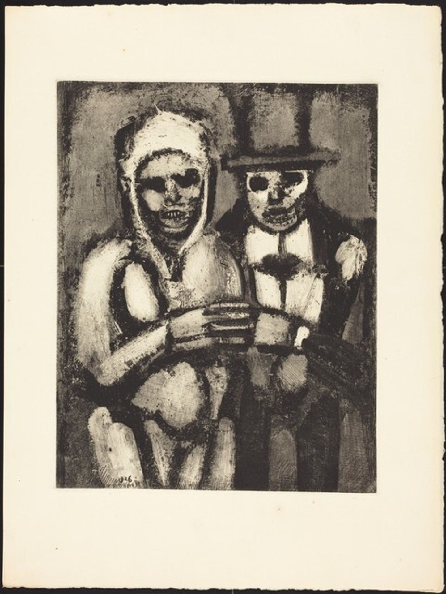 "La Debauche et la Mort ..." by Georges Rouault