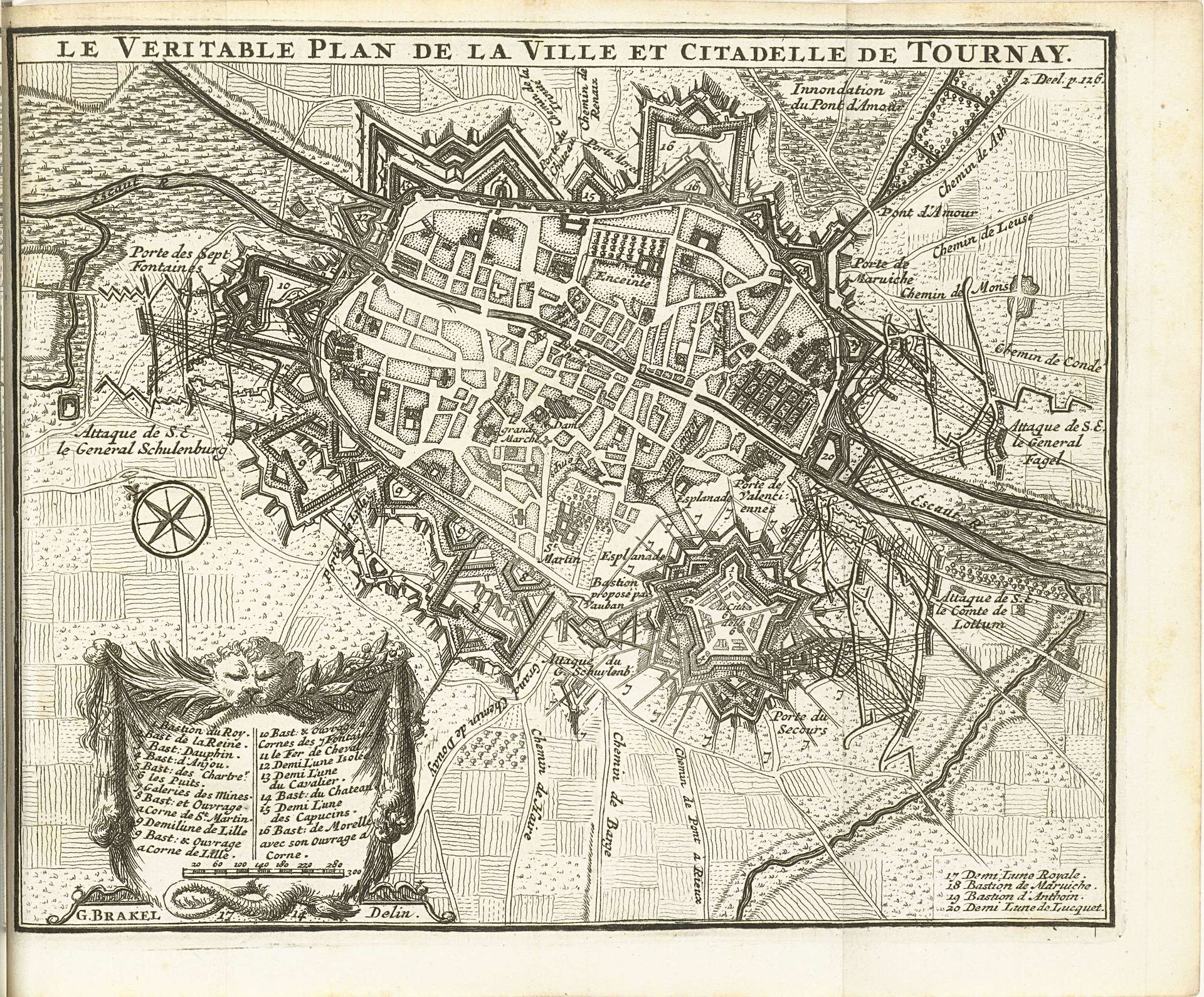 Beleg van Tournai, 1709 by Matthijs Pool