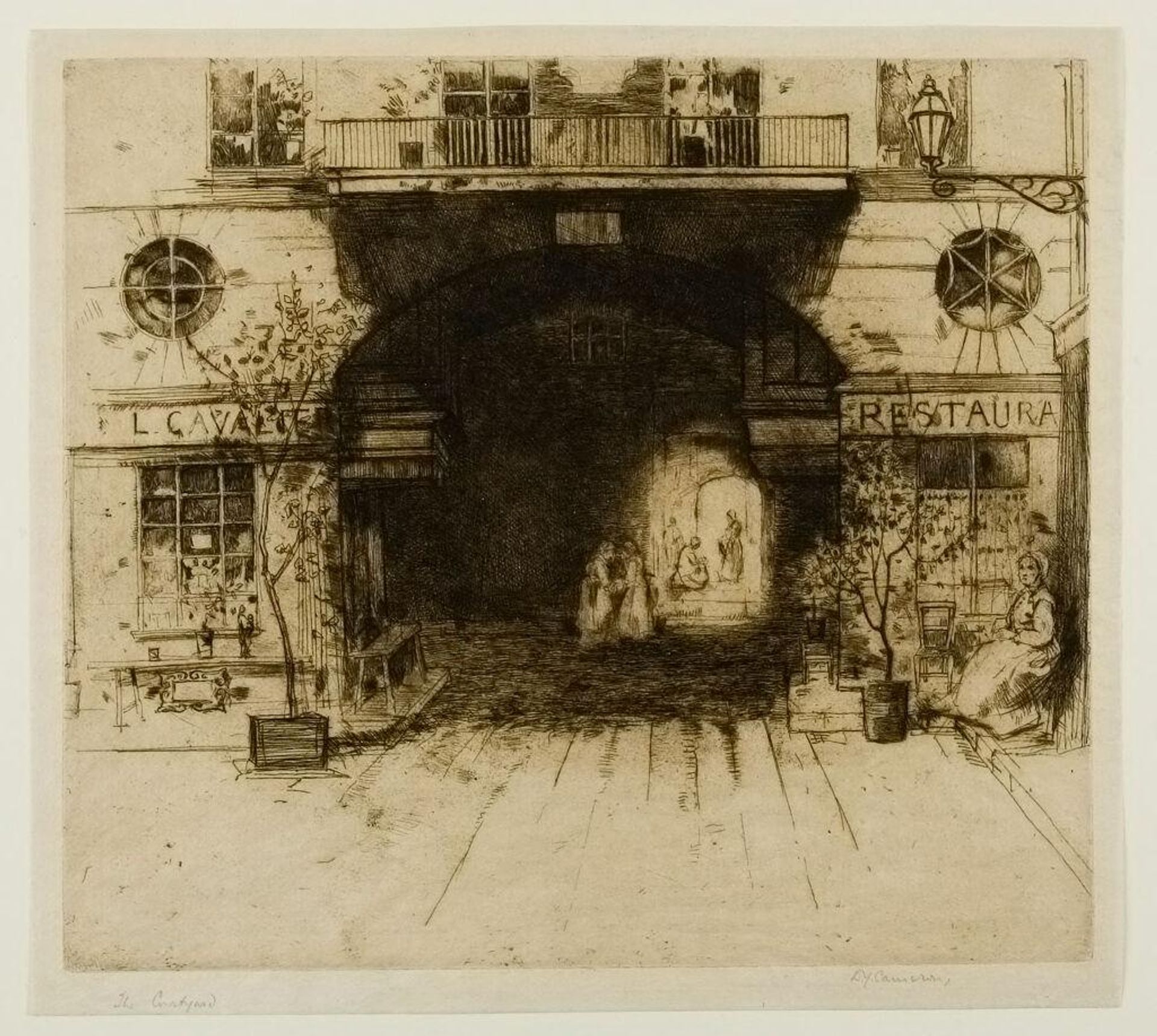 The Cavalier Restaurant by David Young Cameron