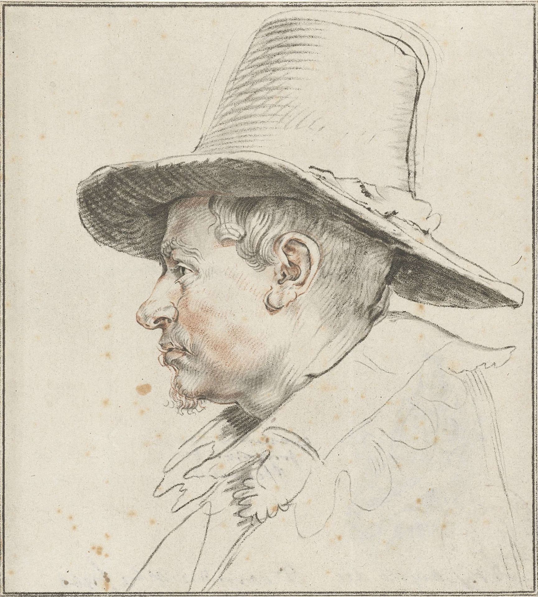 Portret van een onbekende man by Johannes Körnlein