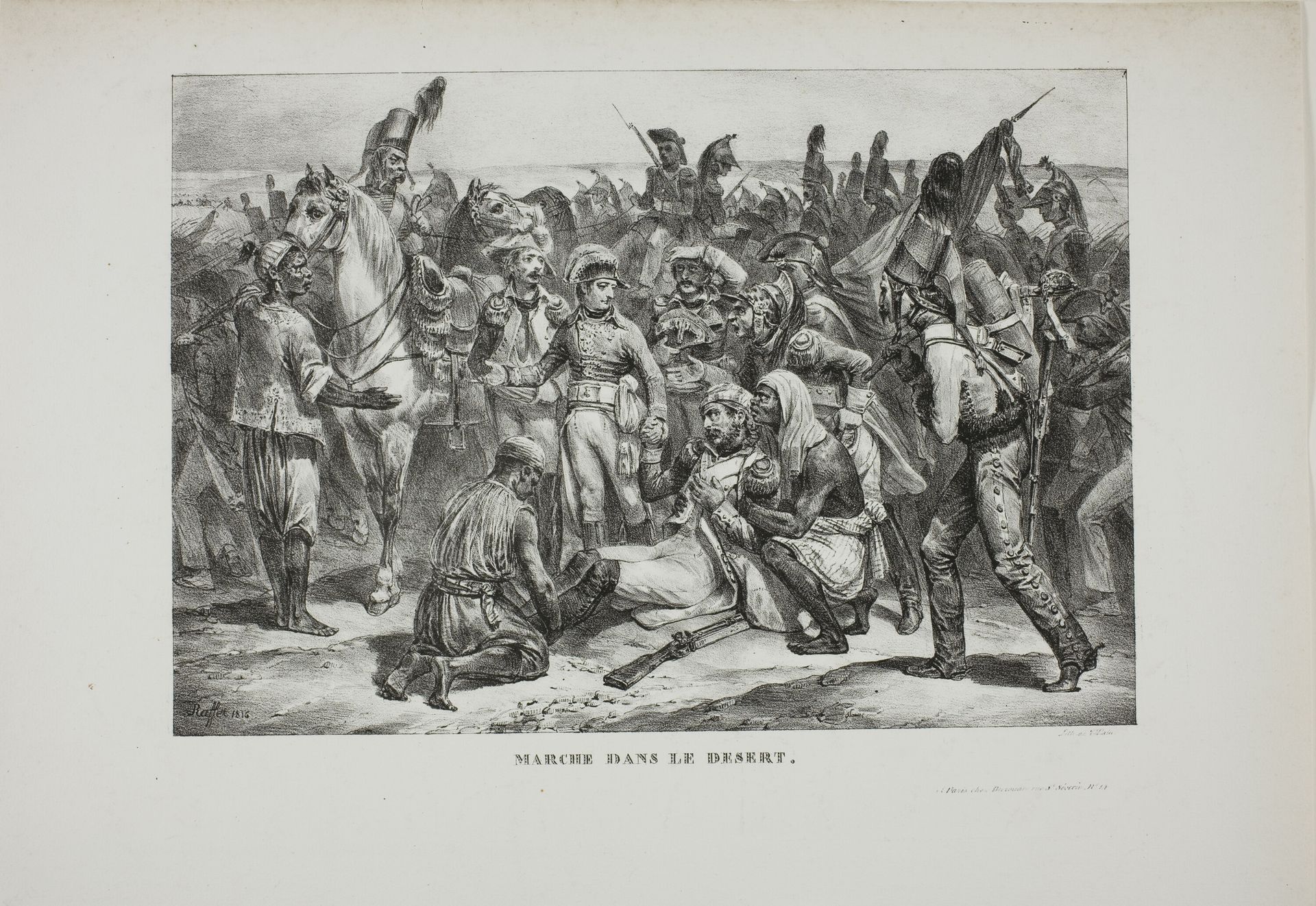 Desert March by Auguste Raffet