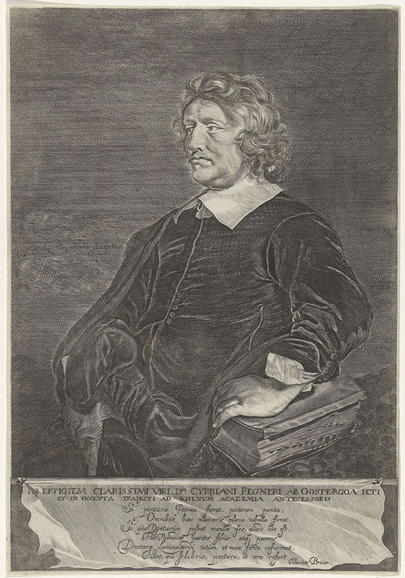 Portret van Cyprianus Regnerus ab Oostringa by Steven van Lamsweerde