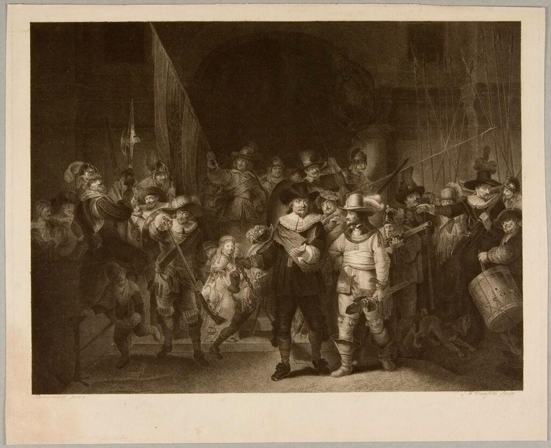 Night Watch by Lambert Antoine Claessens