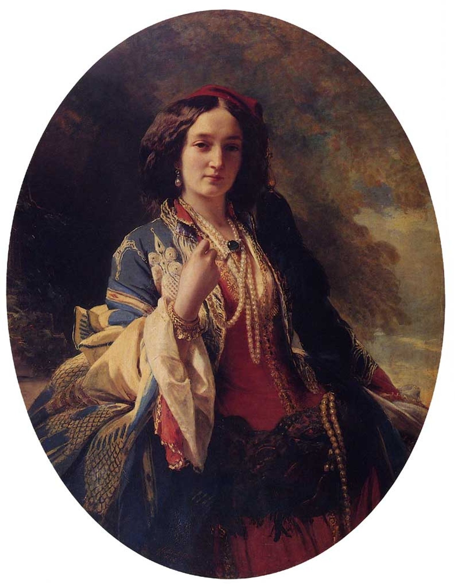 Portrait of Katarzyna Potocka by Franz Xaver Winterhalter