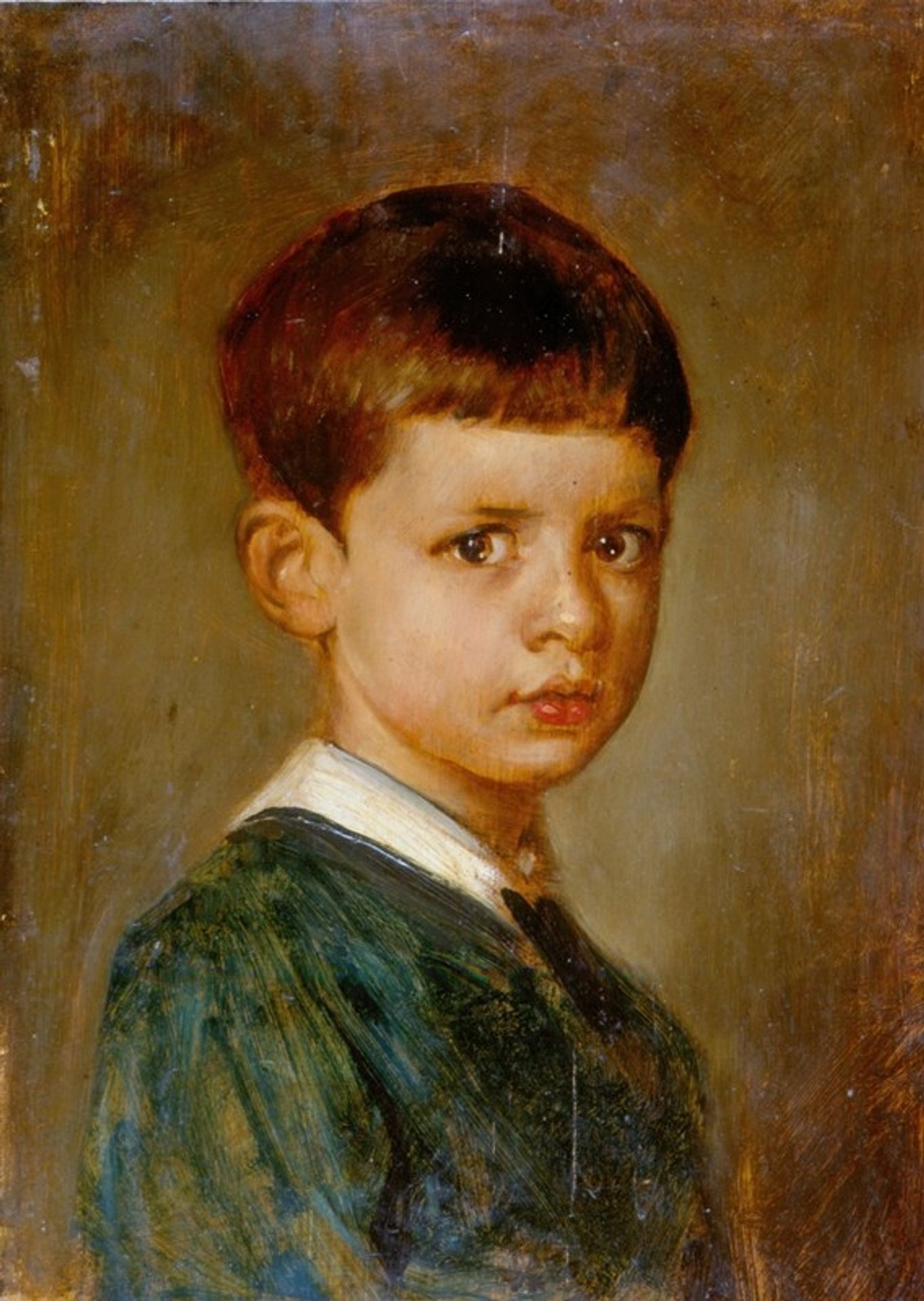 Kinderbildnis des Kronprinzen Rupprecht von Bayern by Franz von Lenbach