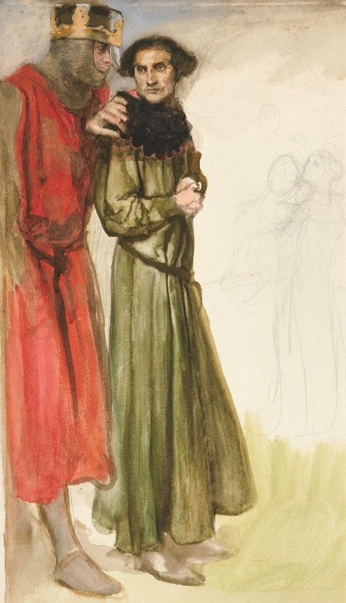 Unidentified Shakespeare scene by Edwin Austin Abbey