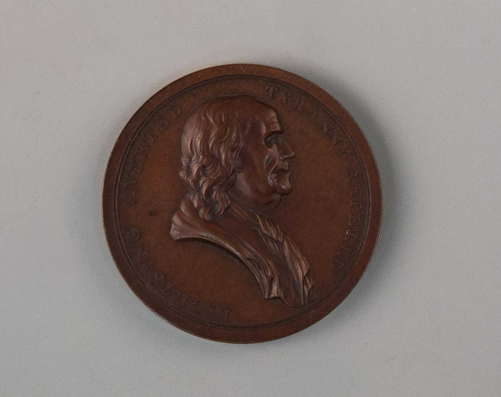Sansom Medal: Franklin's two great achievements by Johann Mathias Reich