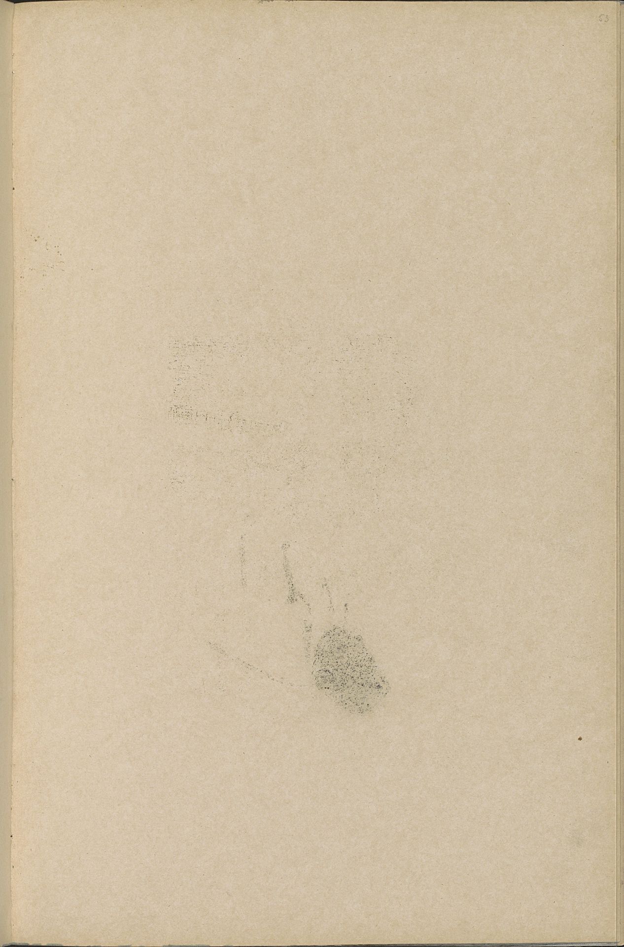 Abklatsch van de krijttekening op pagina 52 by Willem Witsen