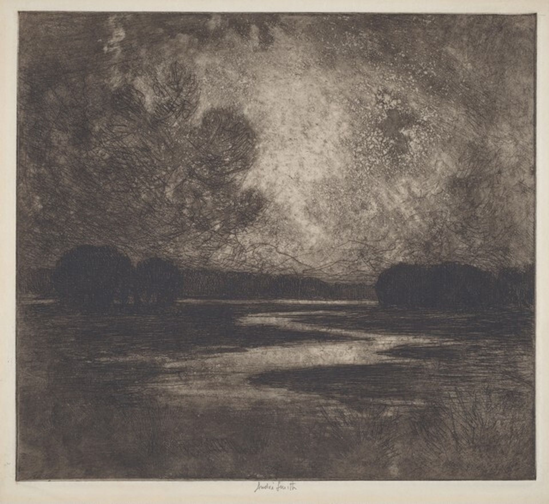 Evening Marshes by Jules André Smith