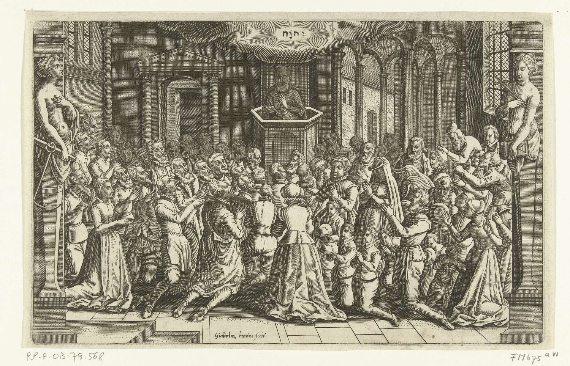 Dank voor het ontzet van Leiden, 1574 by Willem de Haen