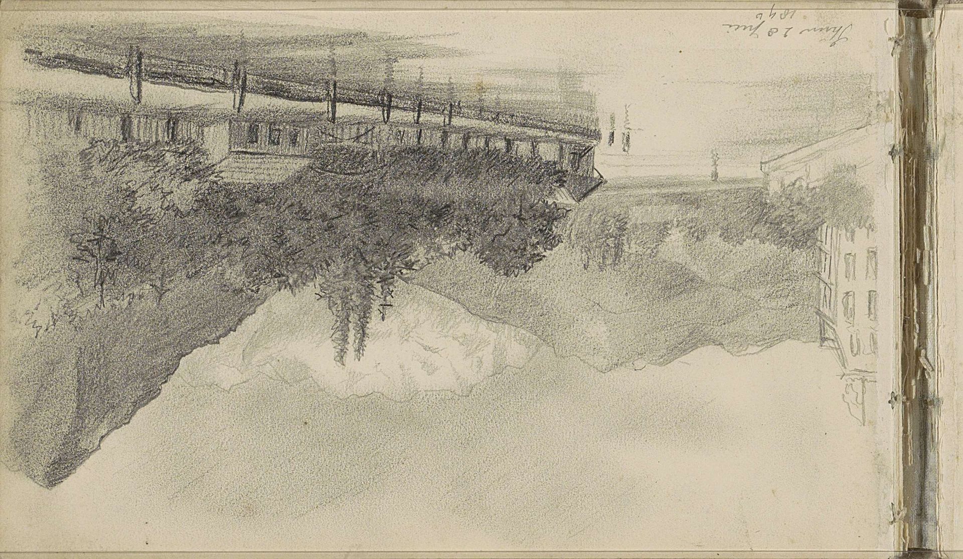 Thun aan het Thunermeer by Anna Catharina Maria van Eeghen