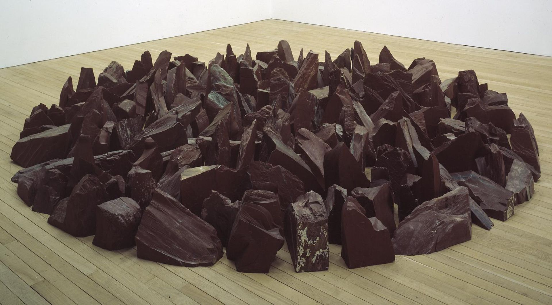 Red Slate Circle by Richard Long