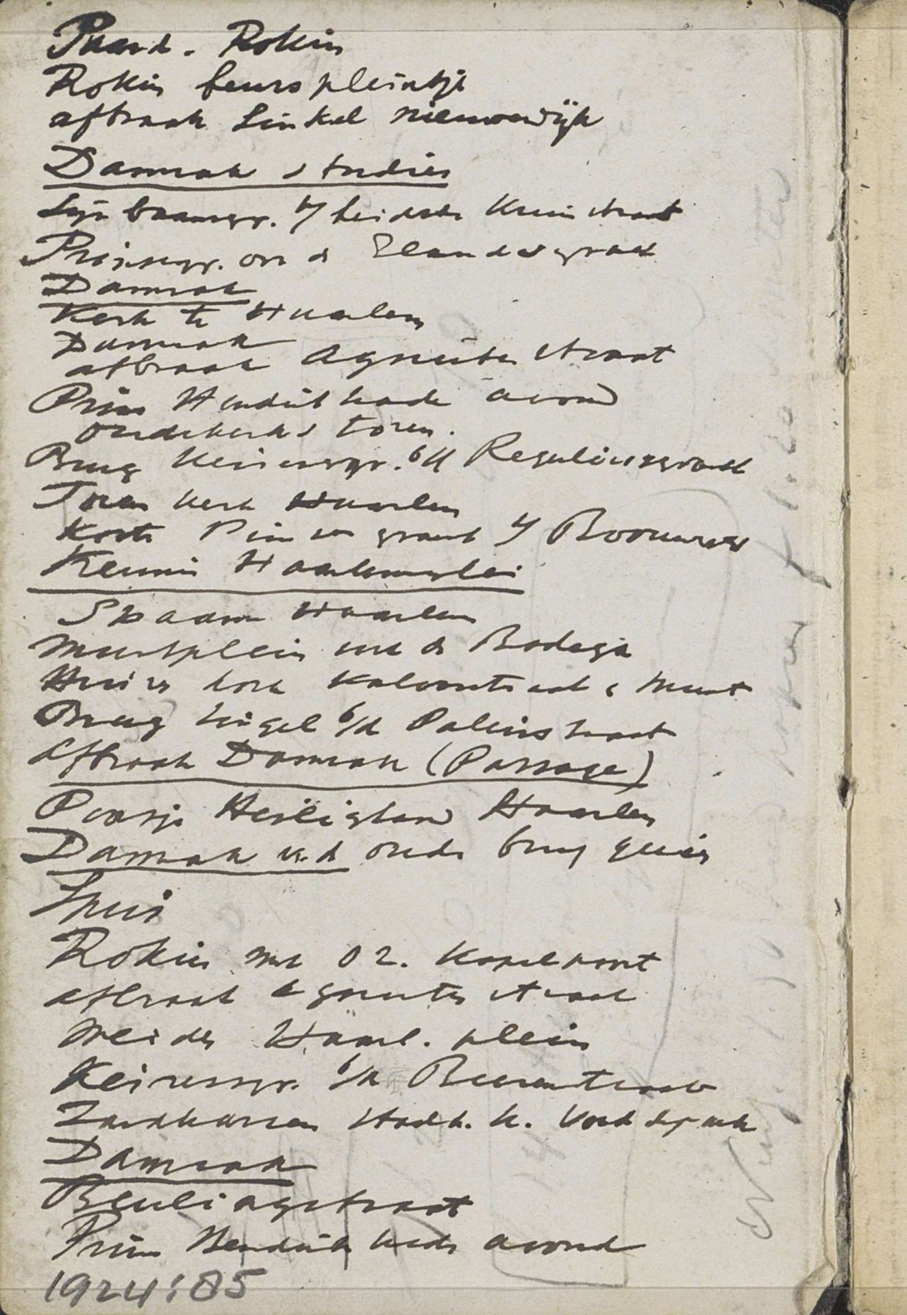 Annotaties by George Hendrik Breitner