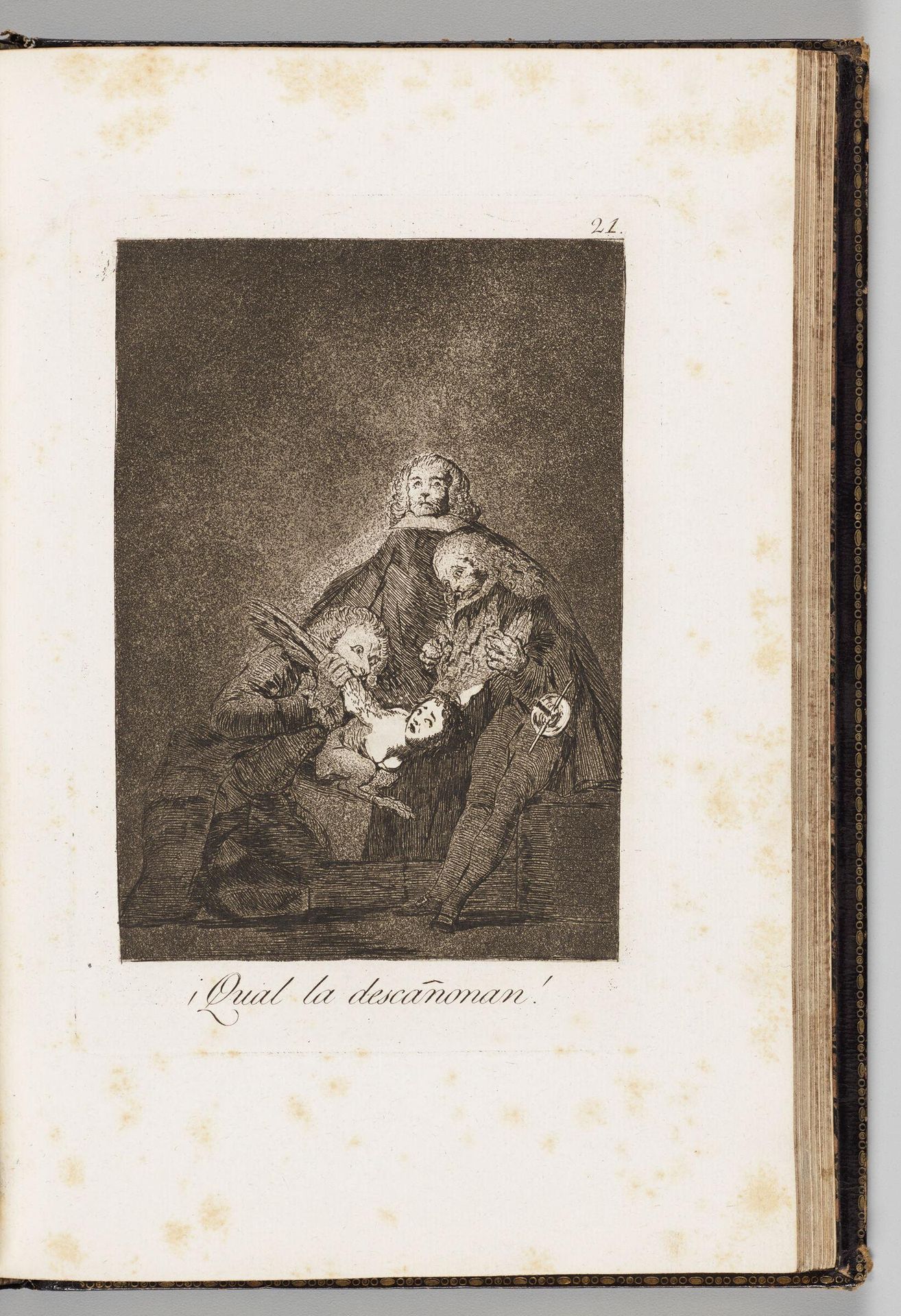 How They Pluck Her! by Francisco JosÃ© de Goya y Lucientes