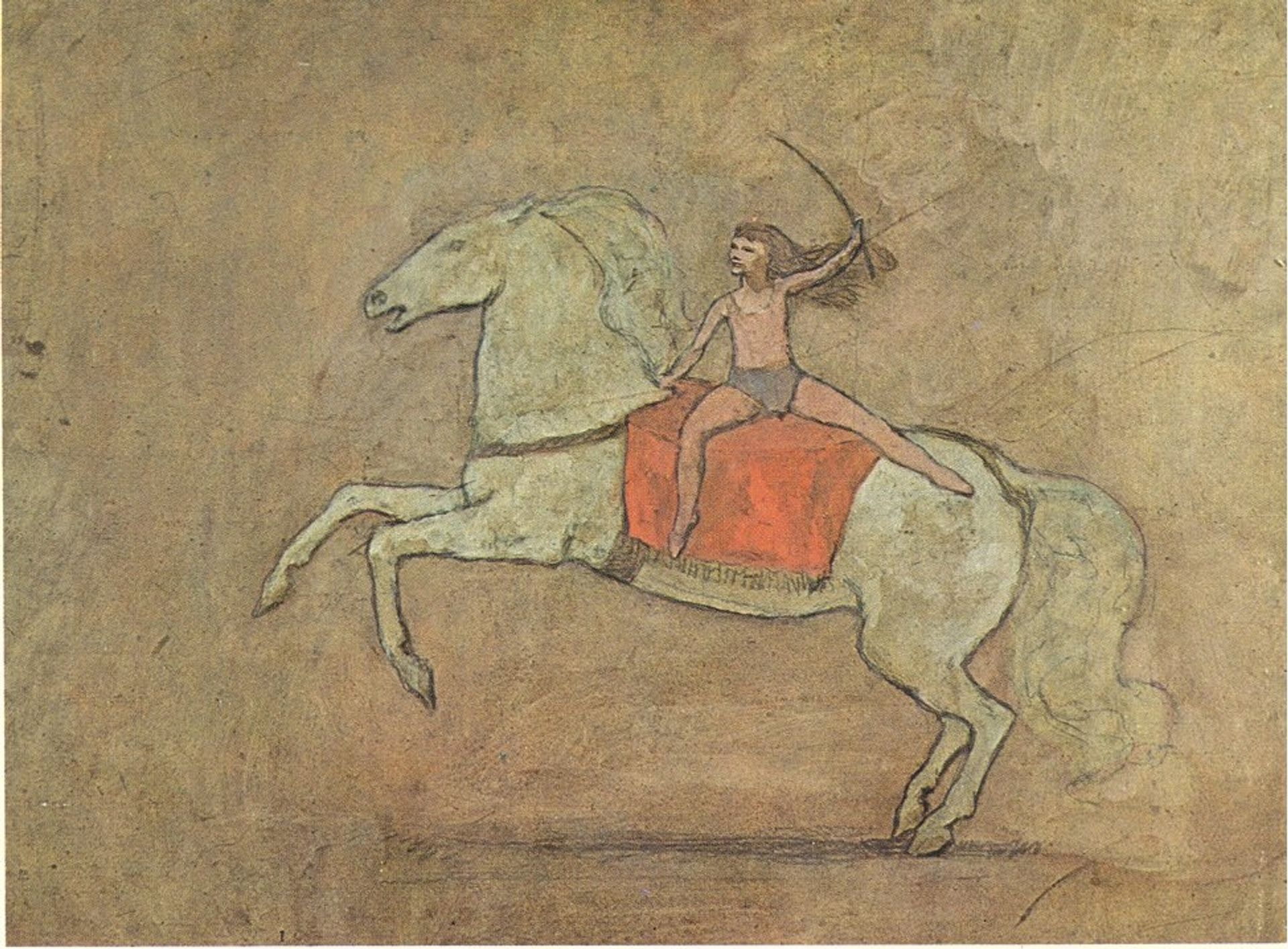 A horsewoman by Pablo Picasso