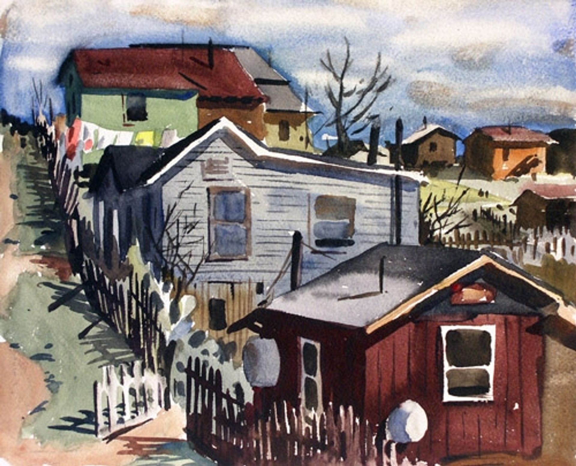 Backyards by Mary Blair