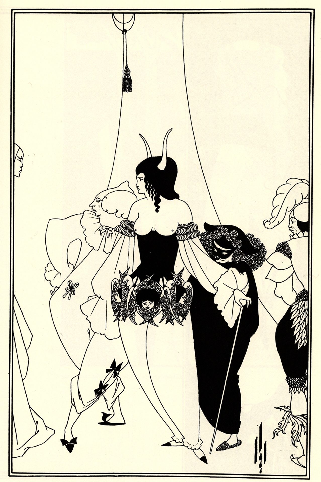The Mask of the Red Death by Aubrey Vincent Beardsley
