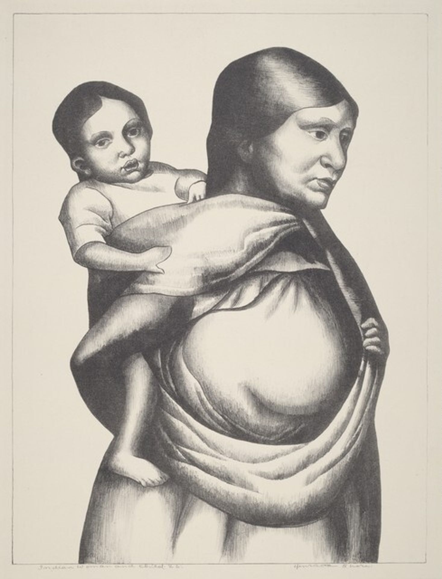 Indian Woman and Child by Henrietta Mary Shore