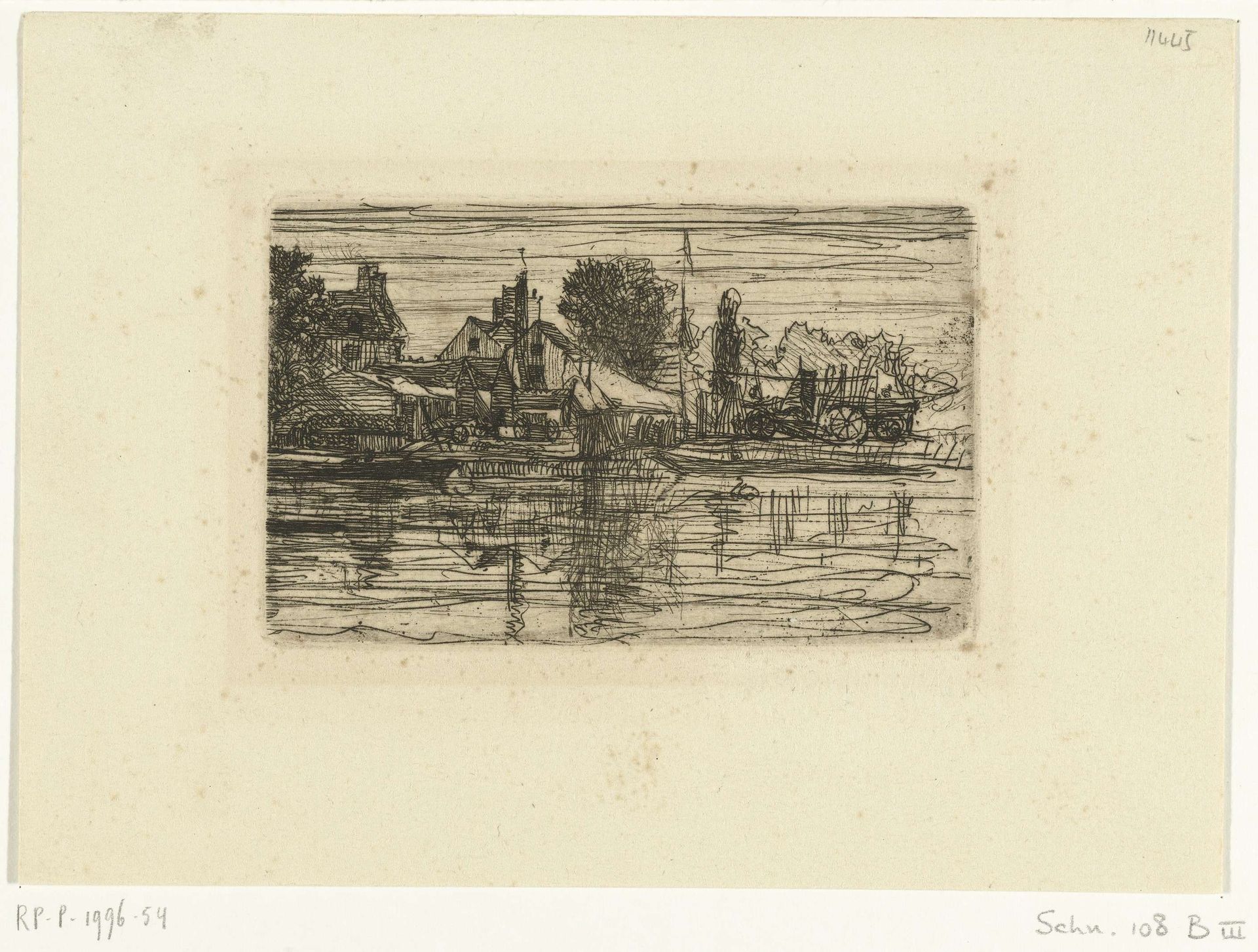 Dorp aan het water by Sir Francis Seymour Haden