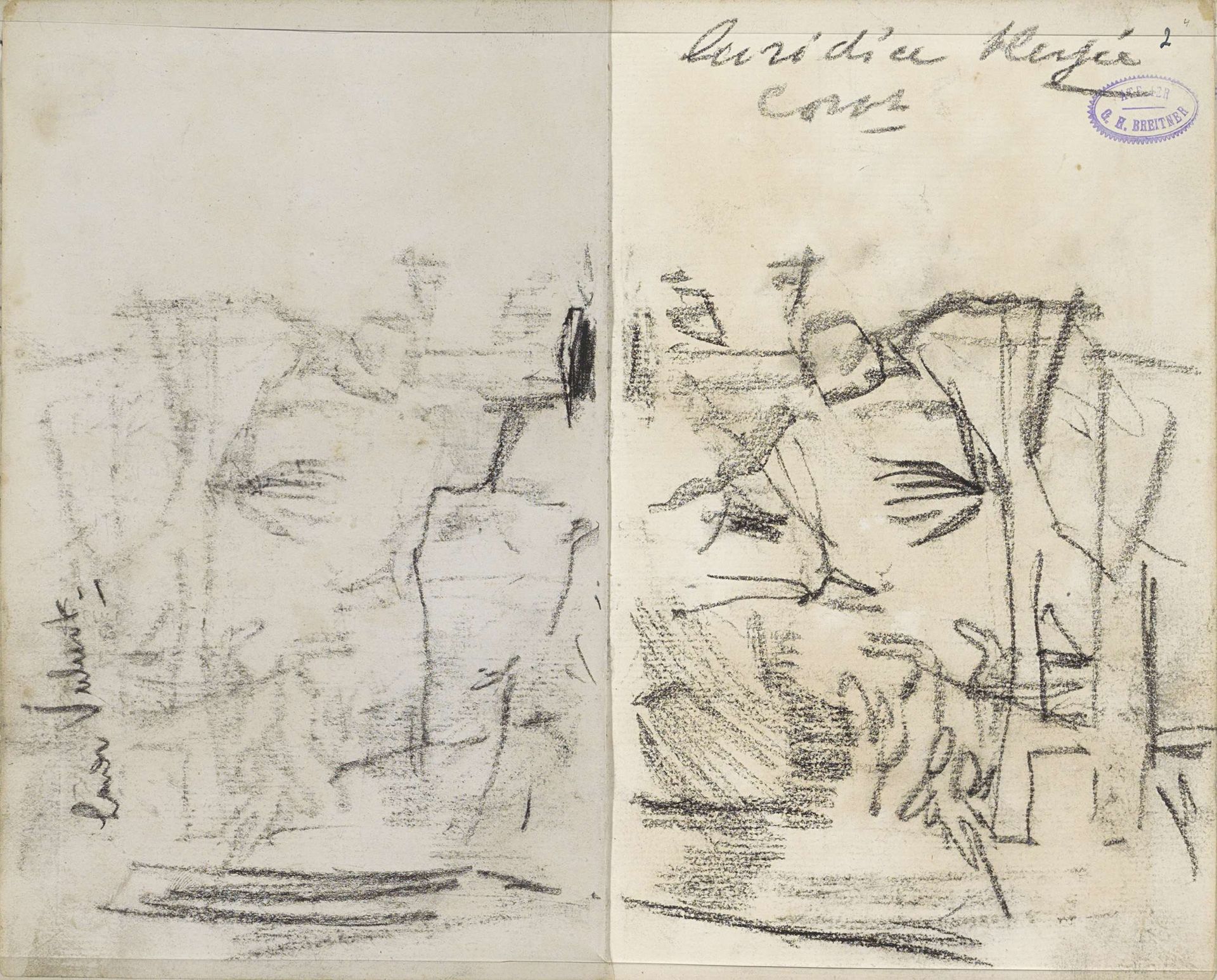 Zittende vrouw in een interieur by George Hendrik Breitner
