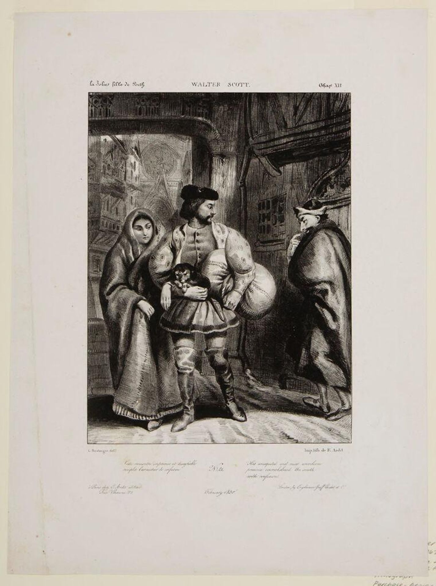 Walter Scott, La Jolie Fille de Perth by Louis Boulanger