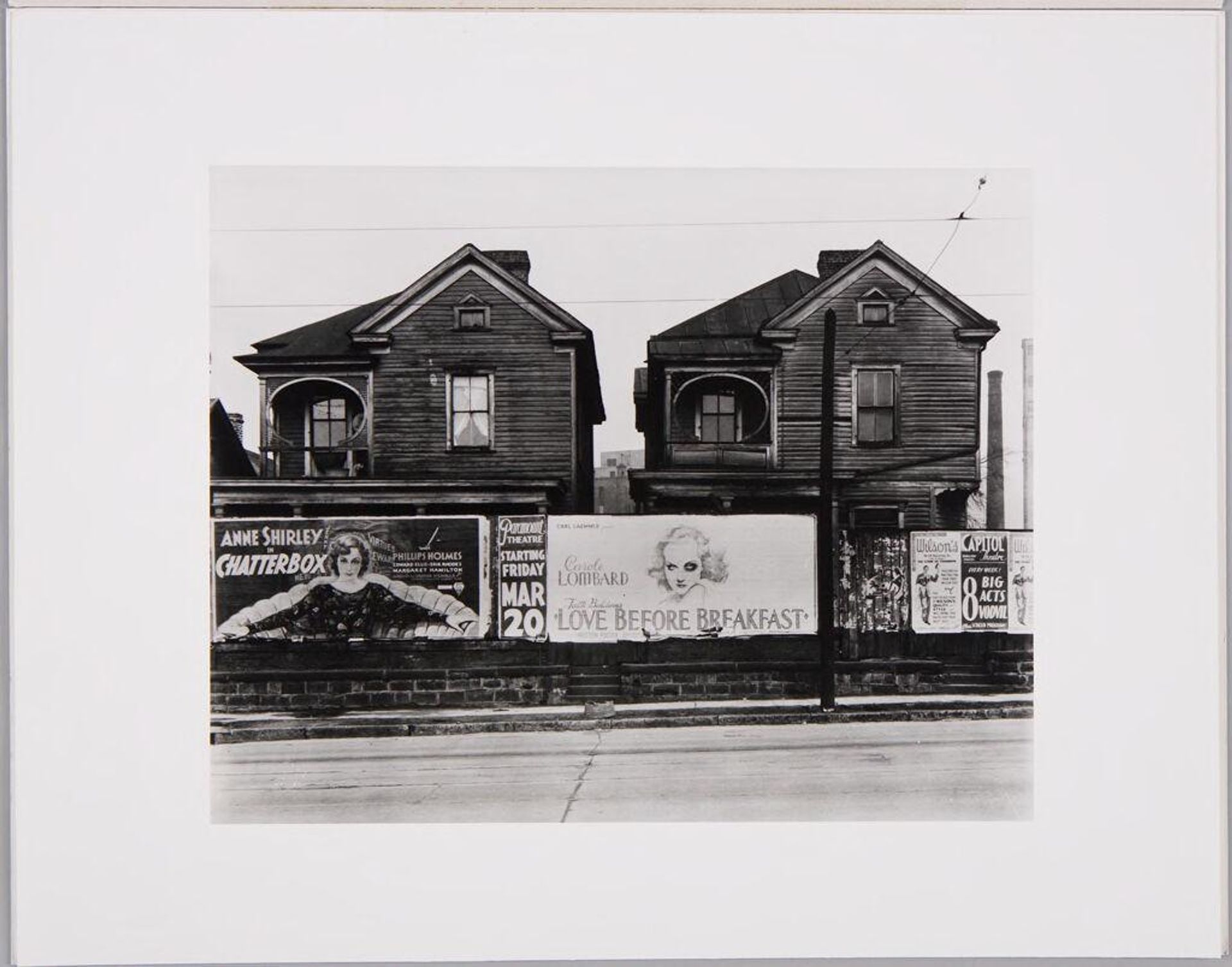 Houses and Billboards in Atlanta by Walker Evans