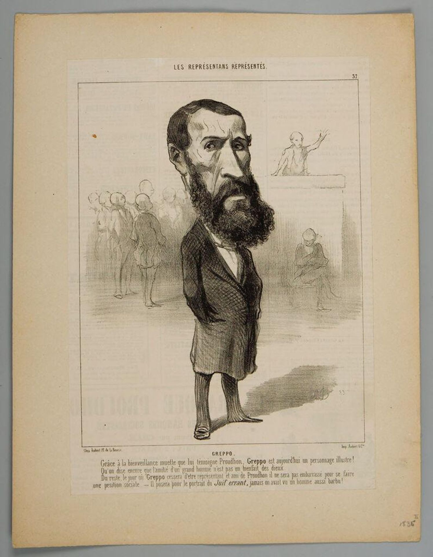 Jean-Louis Greppo by Honoré Daumier