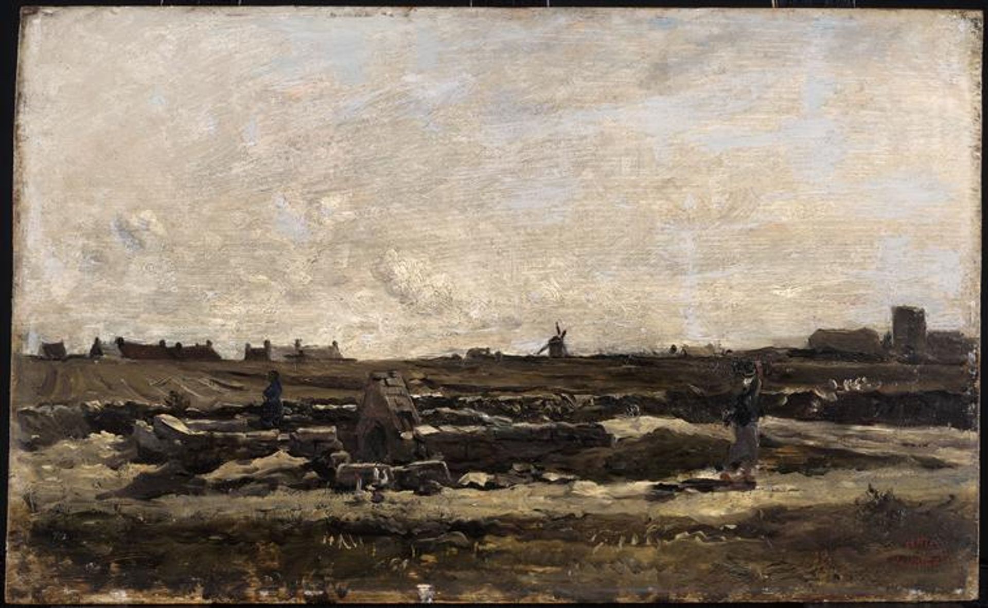 Kérity view: Fountain by Charles François Daubigny