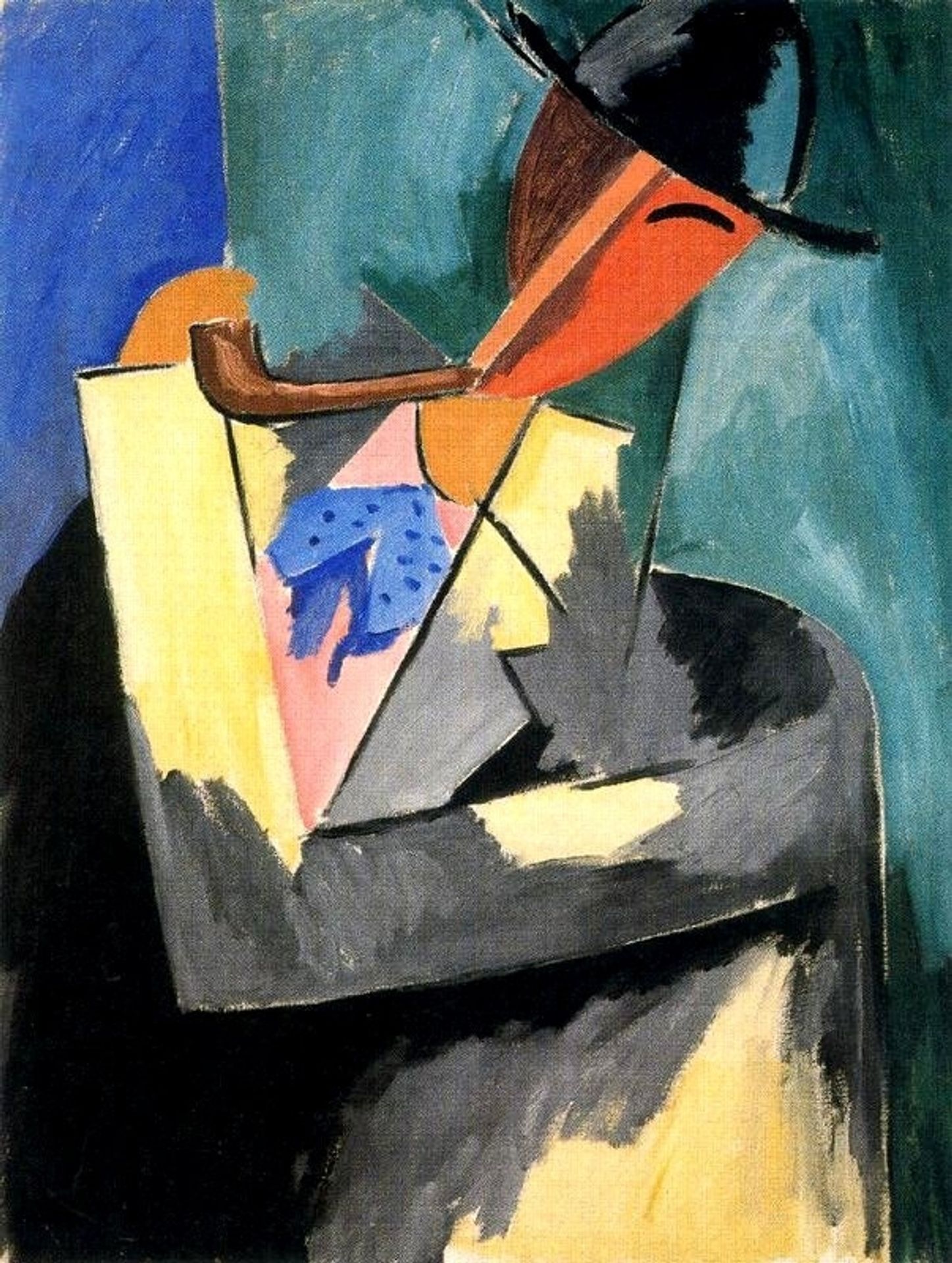 Man Smoking by Alberto Magnelli