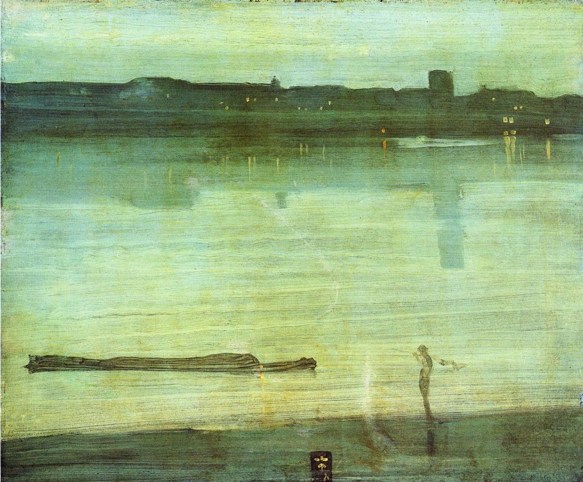 Nocturne in Blue and Green by James Abbott McNeill Whistler