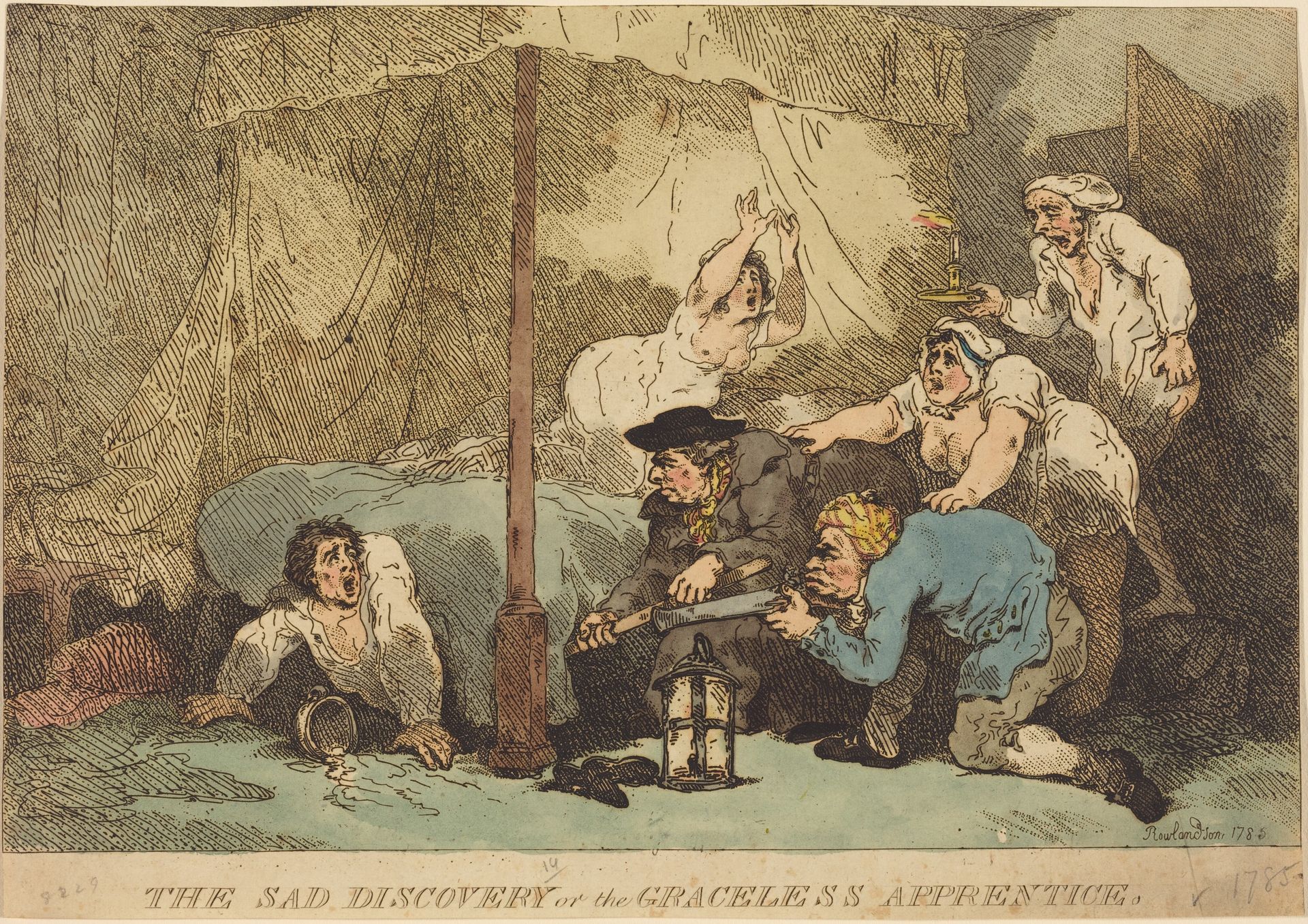 The Sad Discovery, or The Graceless Apprentice by Thomas Rowlandson
