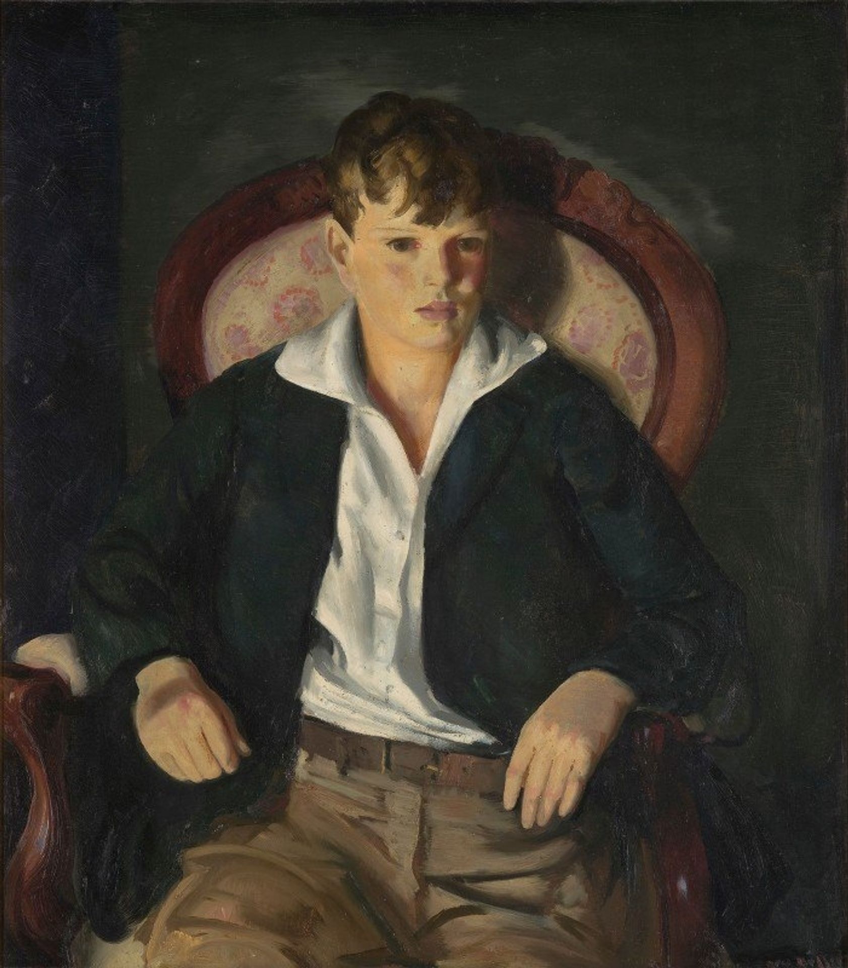 Portrait Of A Boy by George Wesley Bellows