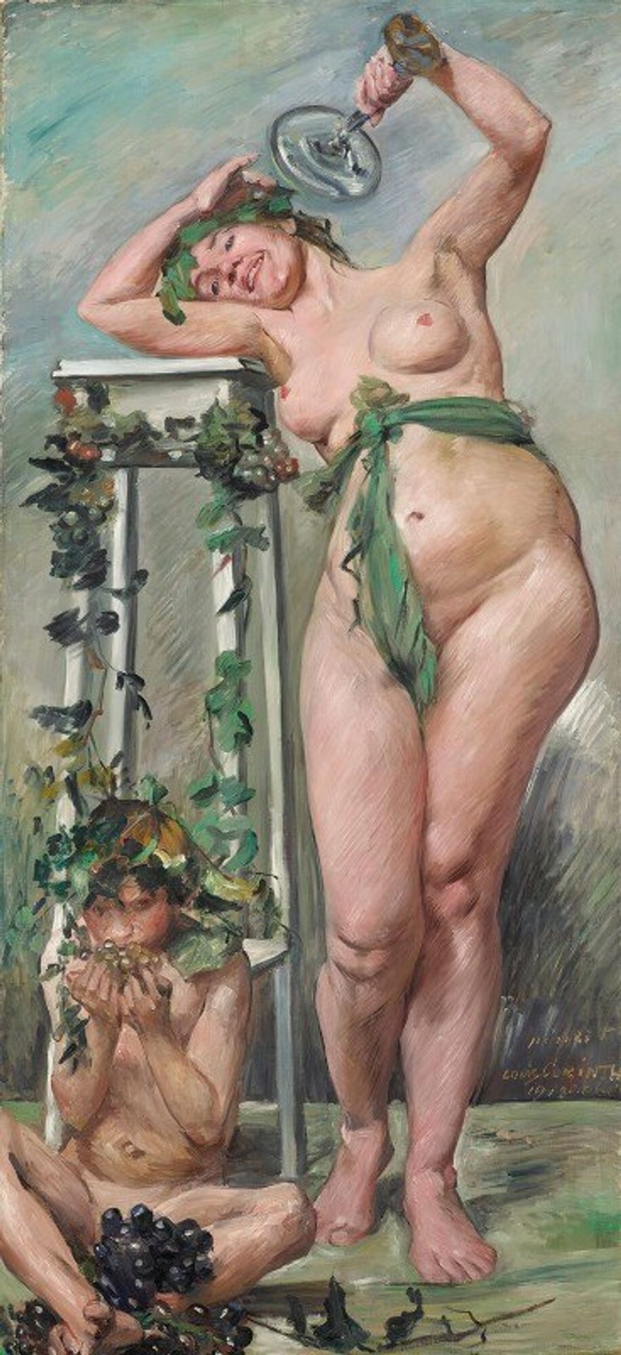 Bacchantin by Lovis Corinth