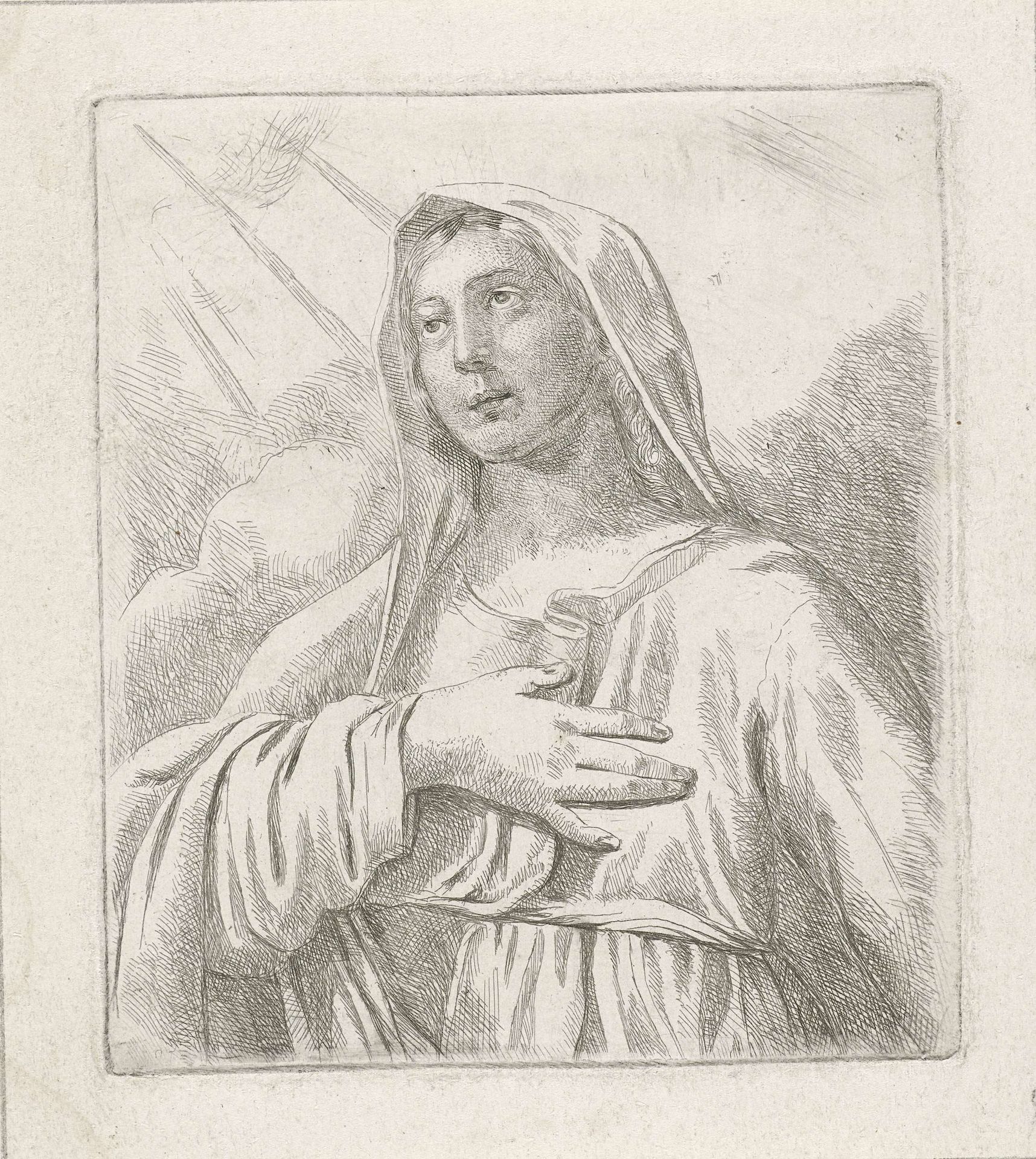 Maagd Maria by Elisabeth Alida Haanen