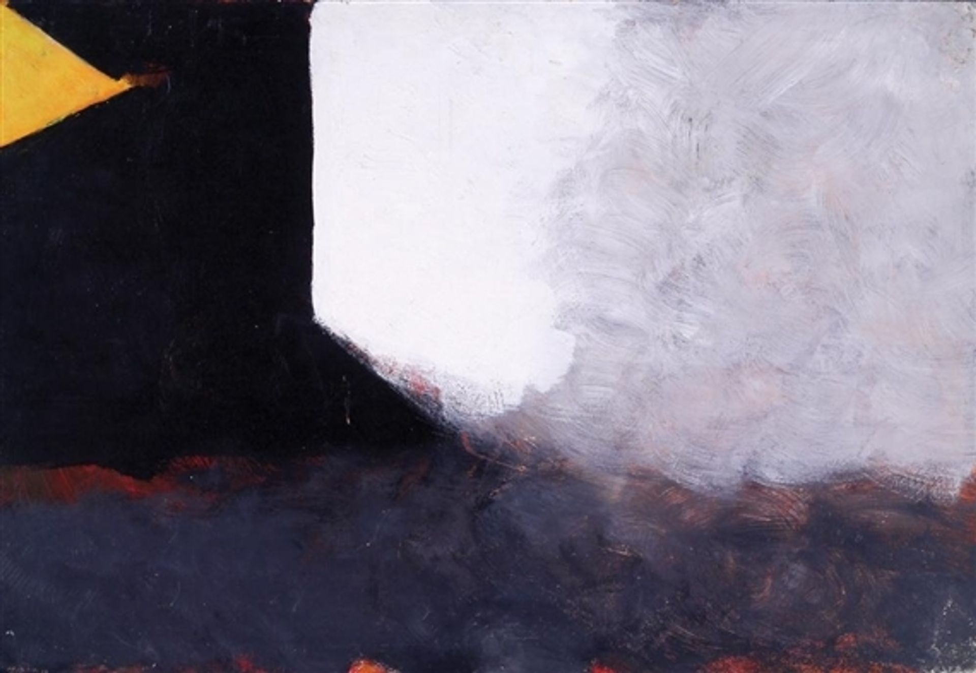 Composition au Triangle Jaune by Avigdor Arikha