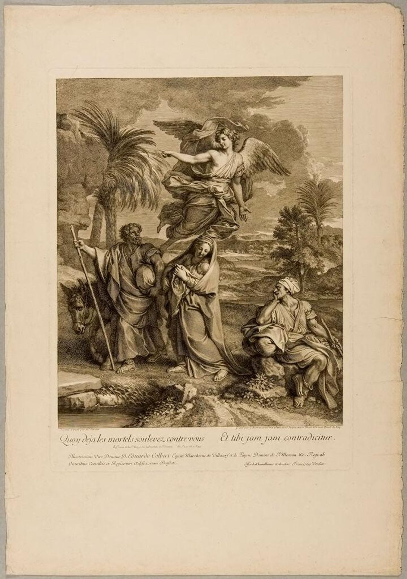Flight into Egypt by GÃ©rard Audran