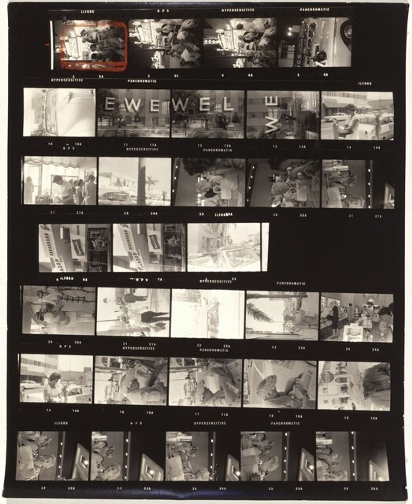 Hollywood 10 by Robert Frank