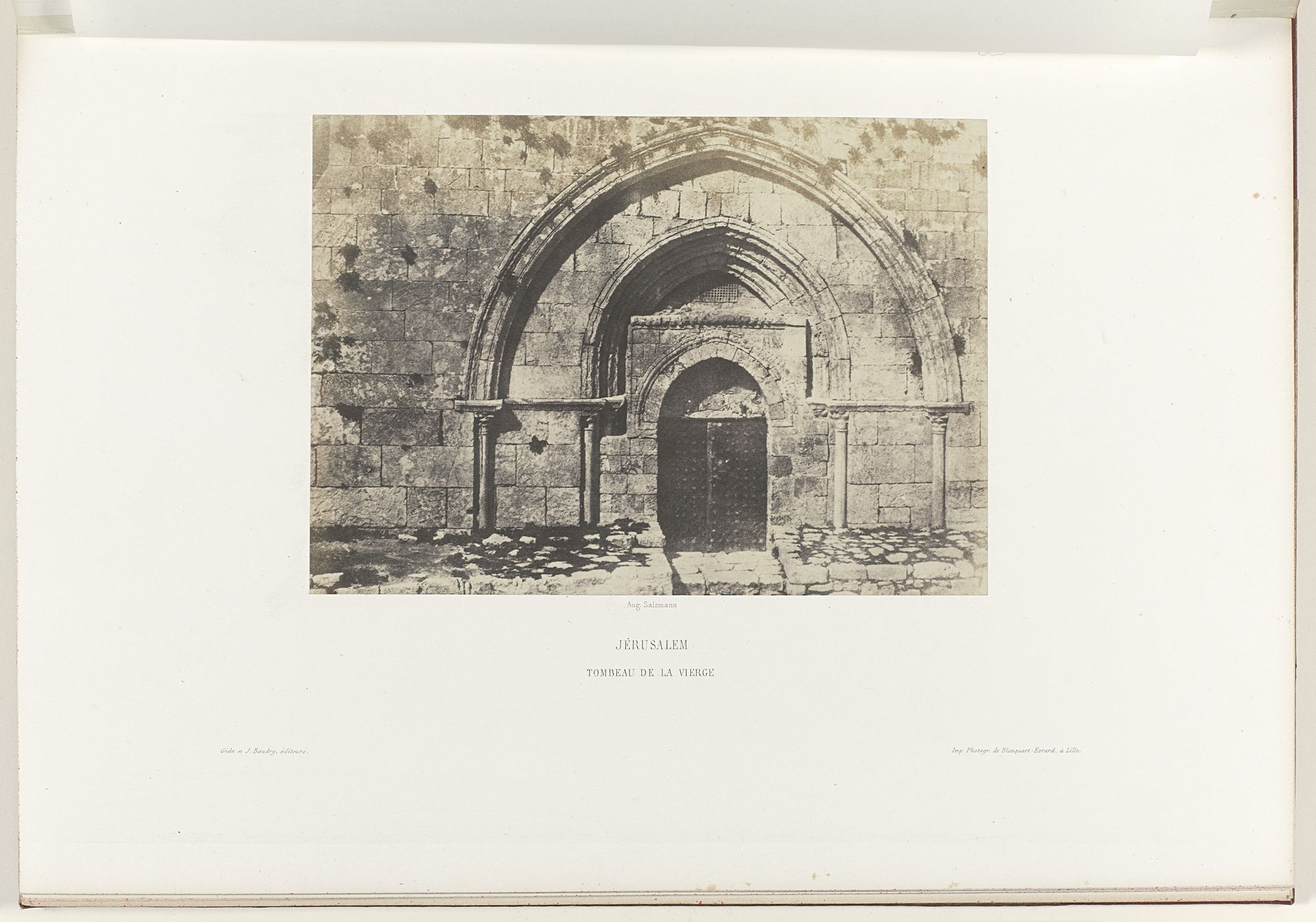 Tombe van de Maagd Maria te Jeruzalem by Auguste Salzmann