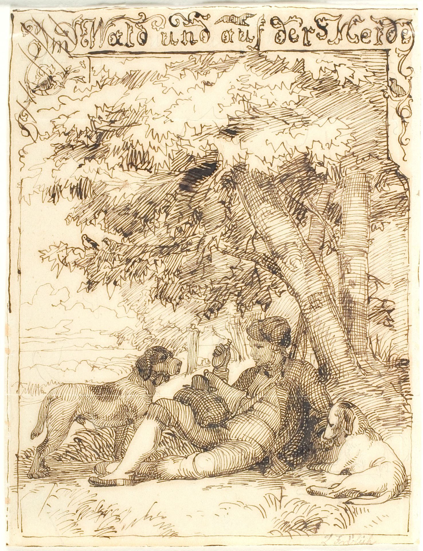 Im Wald und auf der Heide by Lorenz Frølich