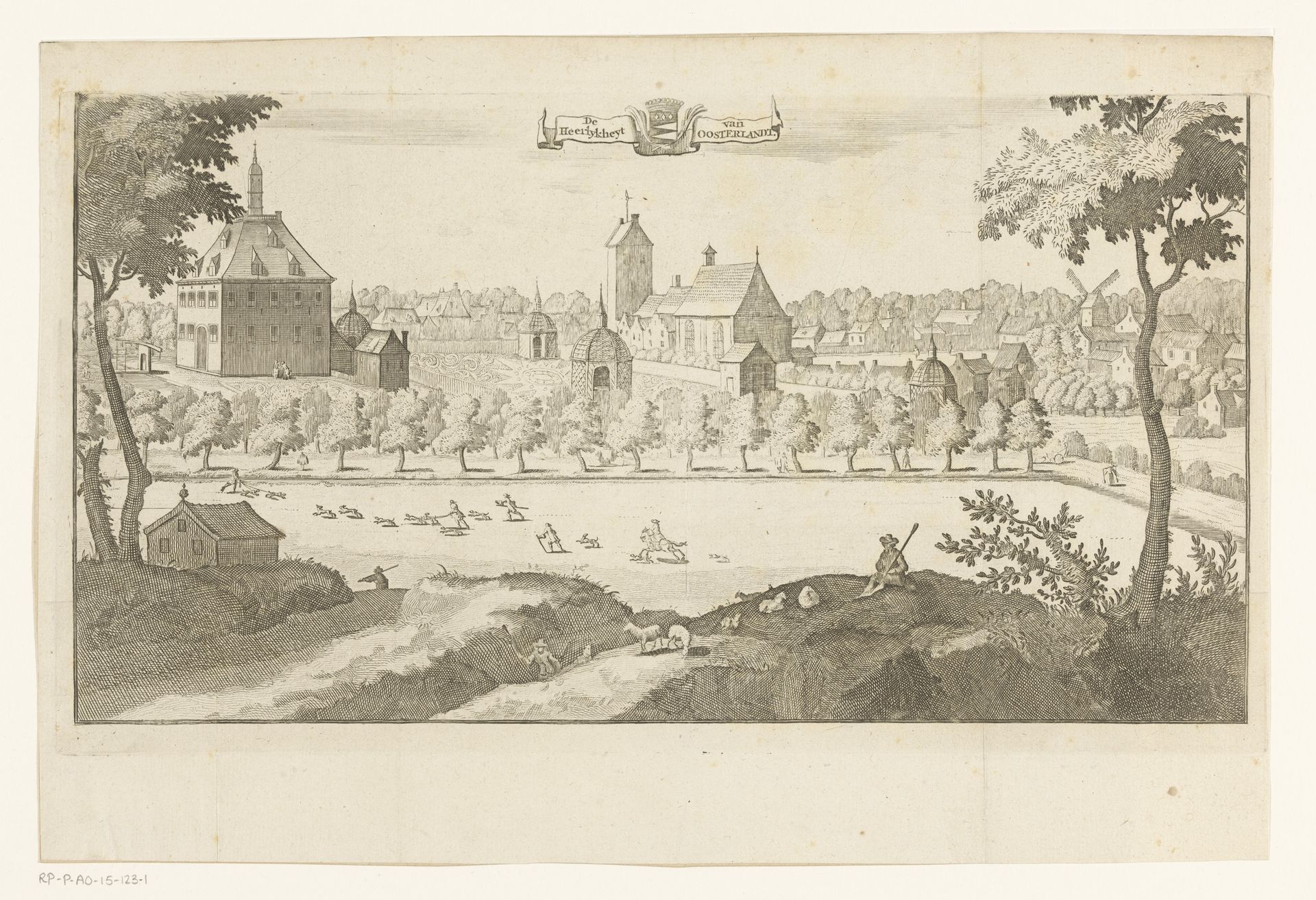 Gezicht op Oosterland by Anonymous